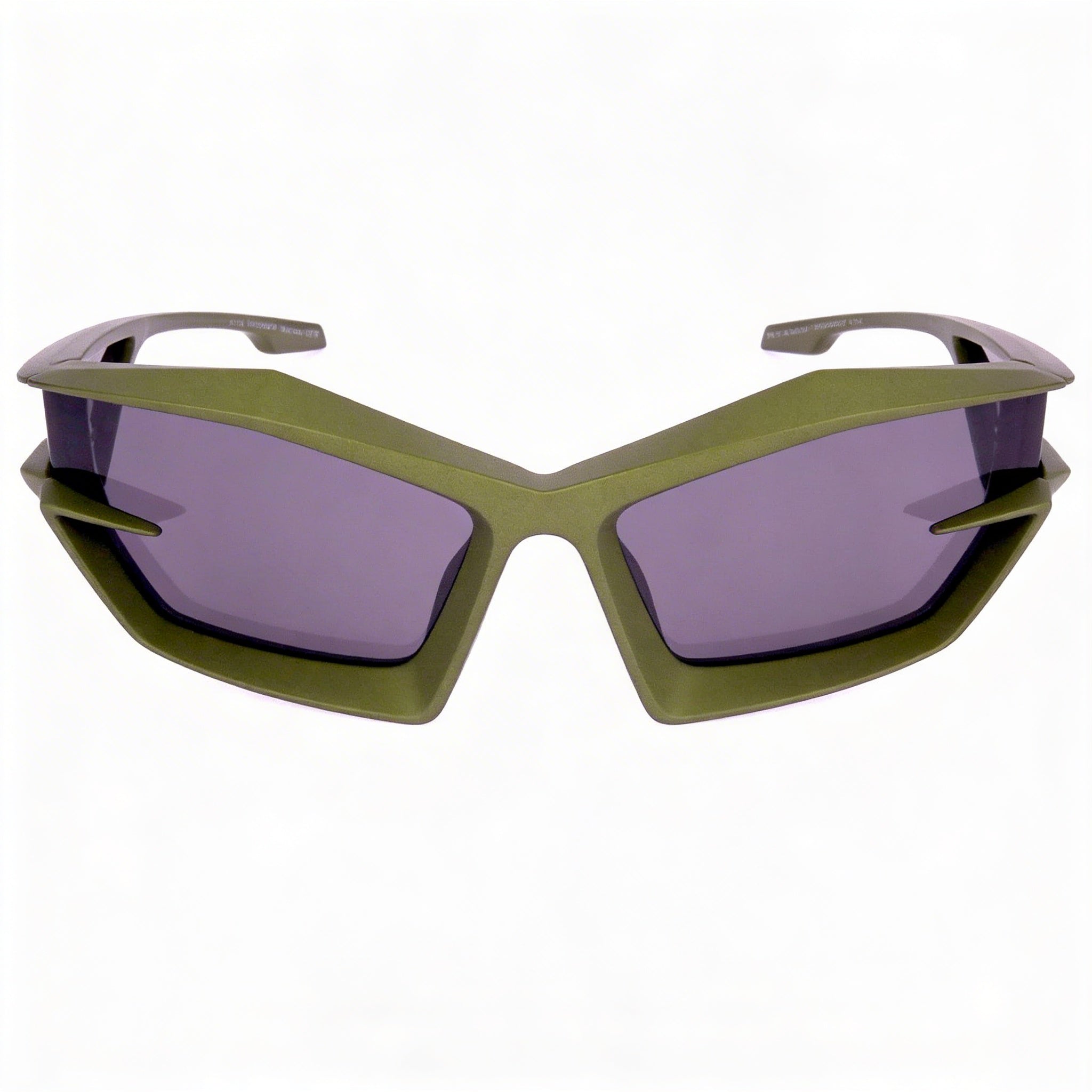 Givenchy Casual Men's Matte Dark Green Plastic Frame Smoke Lens UV 400 Sunglasses 69mm, Photo 2
