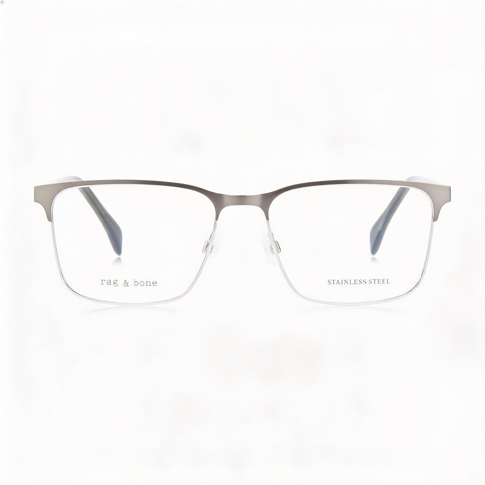 Gafas de sol Rag & Bone Rnb7051/g para hombre, estilo casual, de acero aleado, no polarizadas, de rutenio oscuro, 56 mm