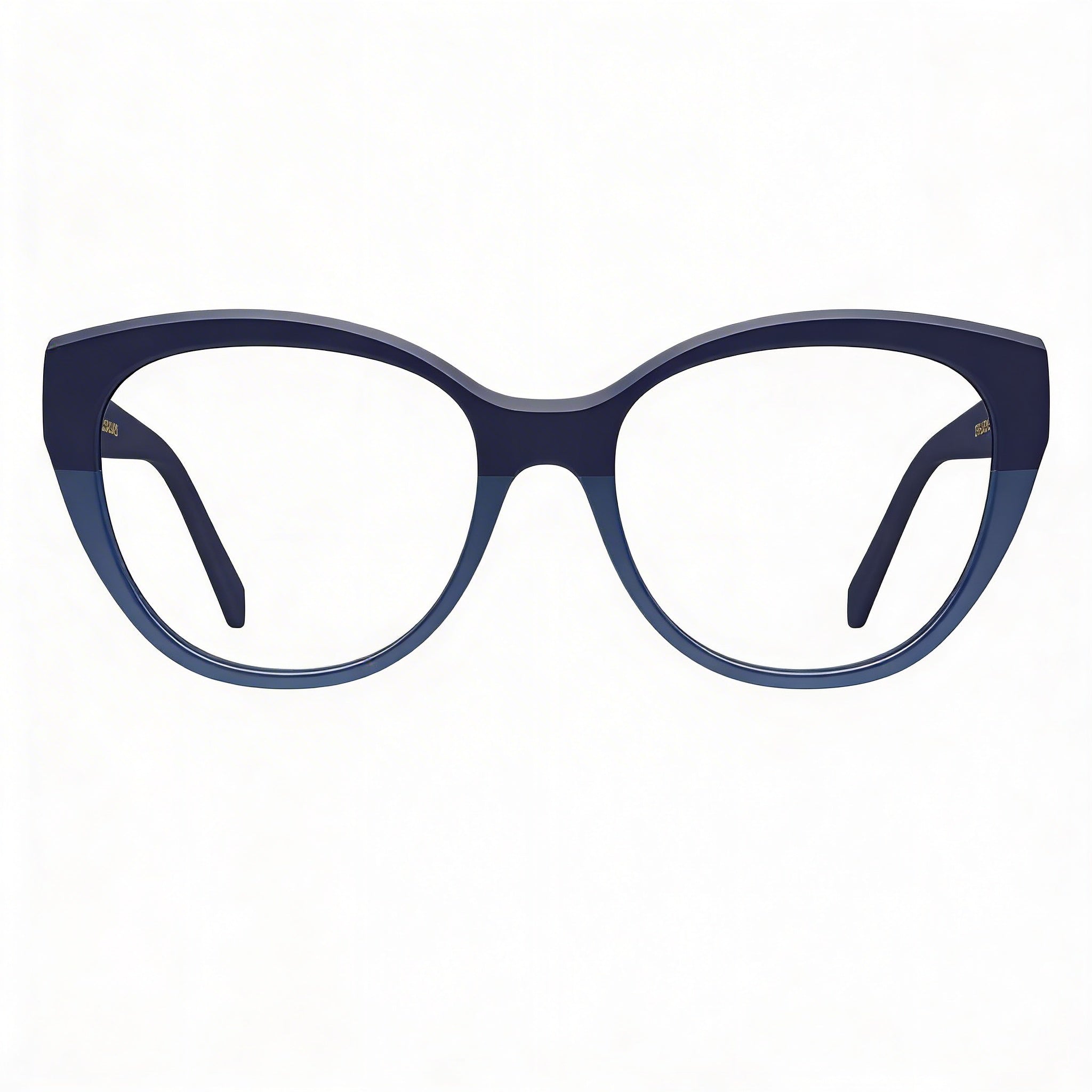 Ferragamo Sf2970 Unisex Blue Acetate Frame Eyeglasses with Blue Polycarbonate Lenses, Size 53mm, Photo 2