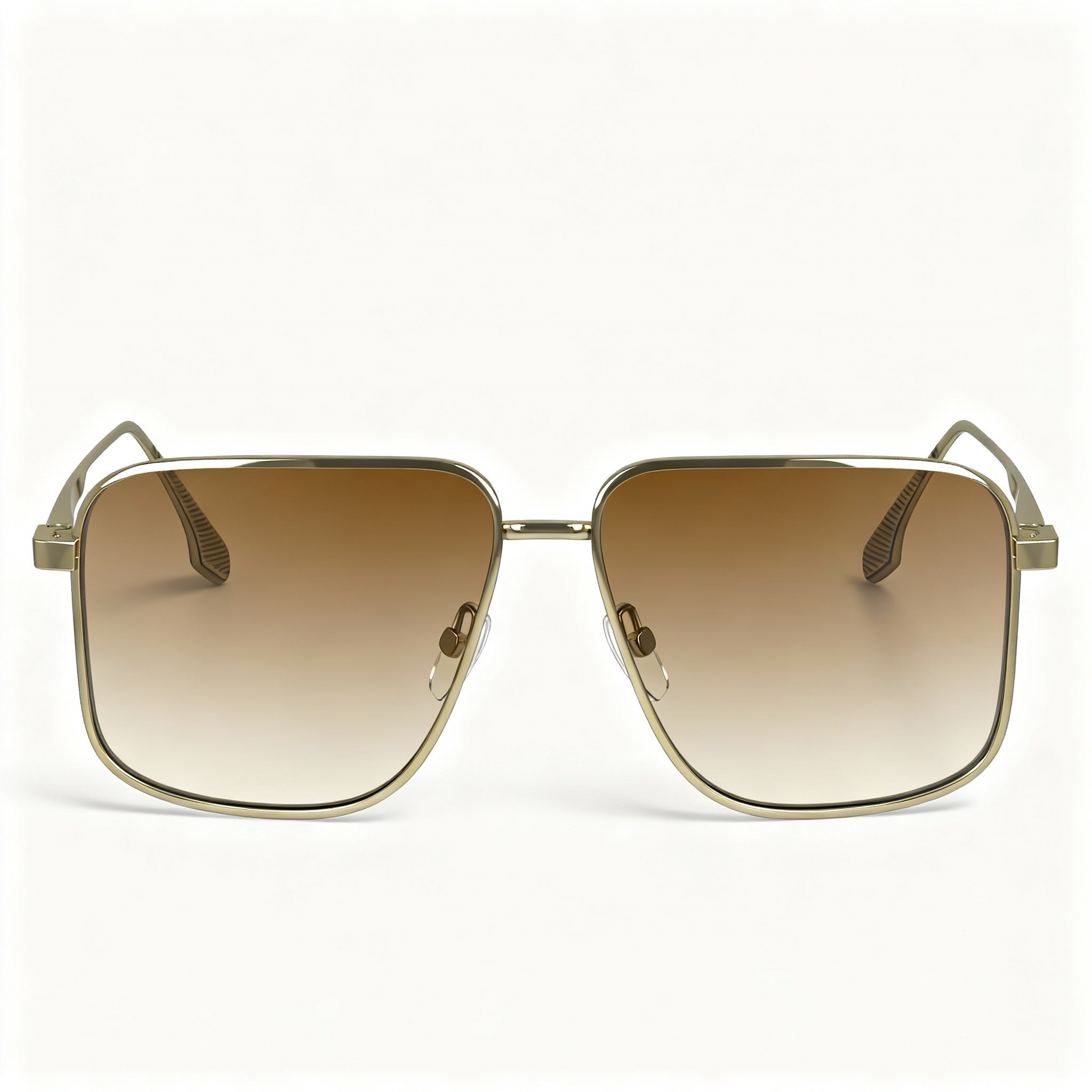 Victoria Beckham Modern Women's Gold Honey Gradient Metallo Sunglasses with Polycarbonate Lenses 57mm