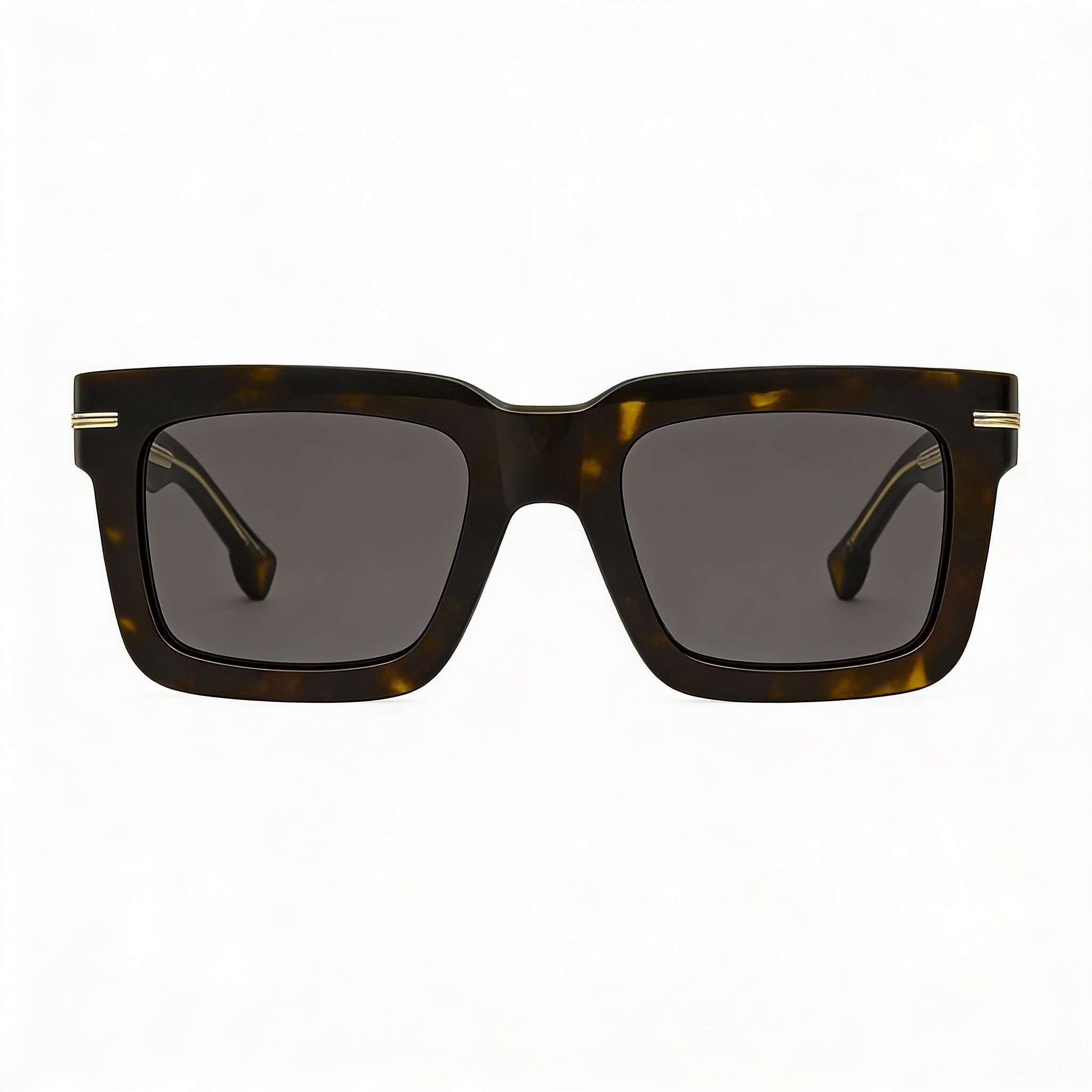 Hugo Boss BOSS 1501/S Gafas de sol unisex, montura de aluminio, color havana, protección UV moderna, 51mm, Photo 2