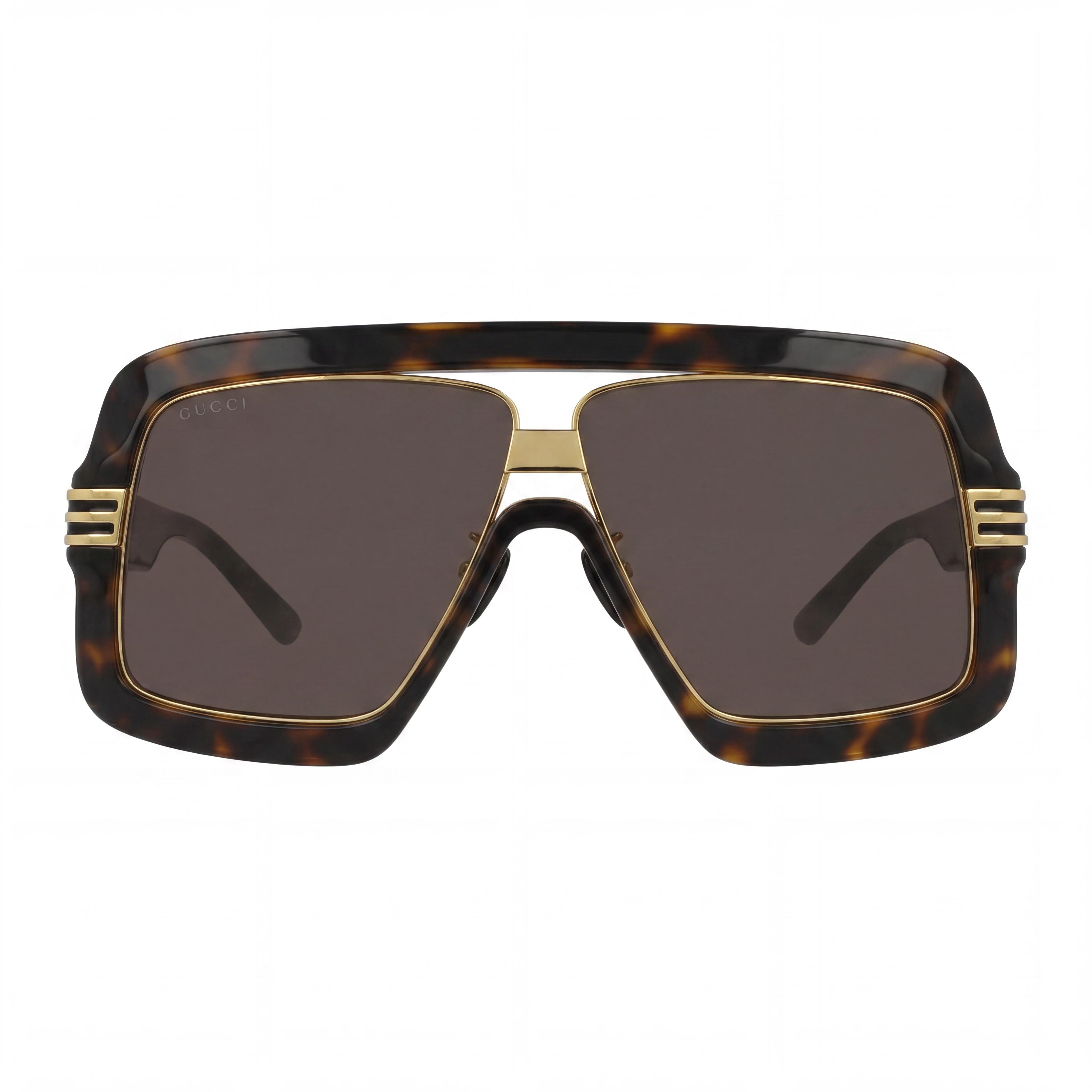 Gucci Gg0900s Unisex Pilot Frame Injected Plastic Havana Brown UV Protection Sunglasses 61-14-145mm, Photo 2