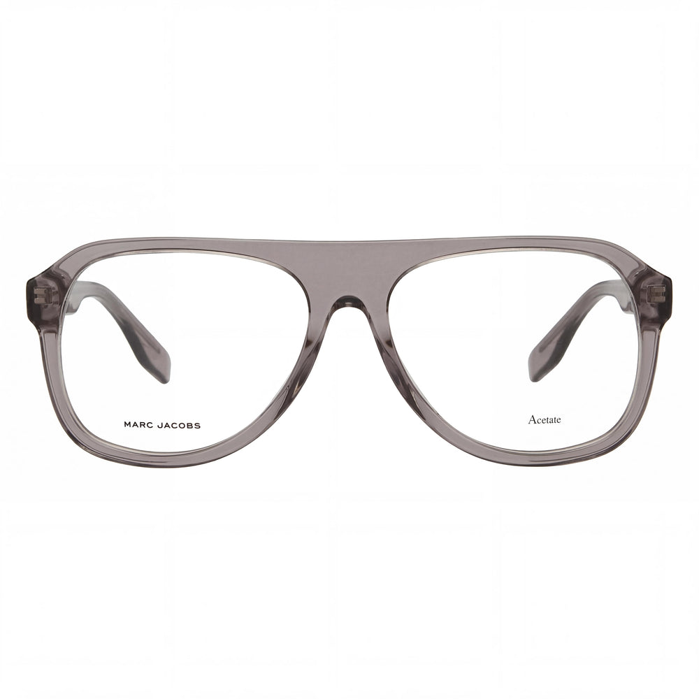 Marc Jacobs Comtemporary Men's Gray Acetate Frame Eyewear with Polycarbonate Lenses, 57mm Lens Width