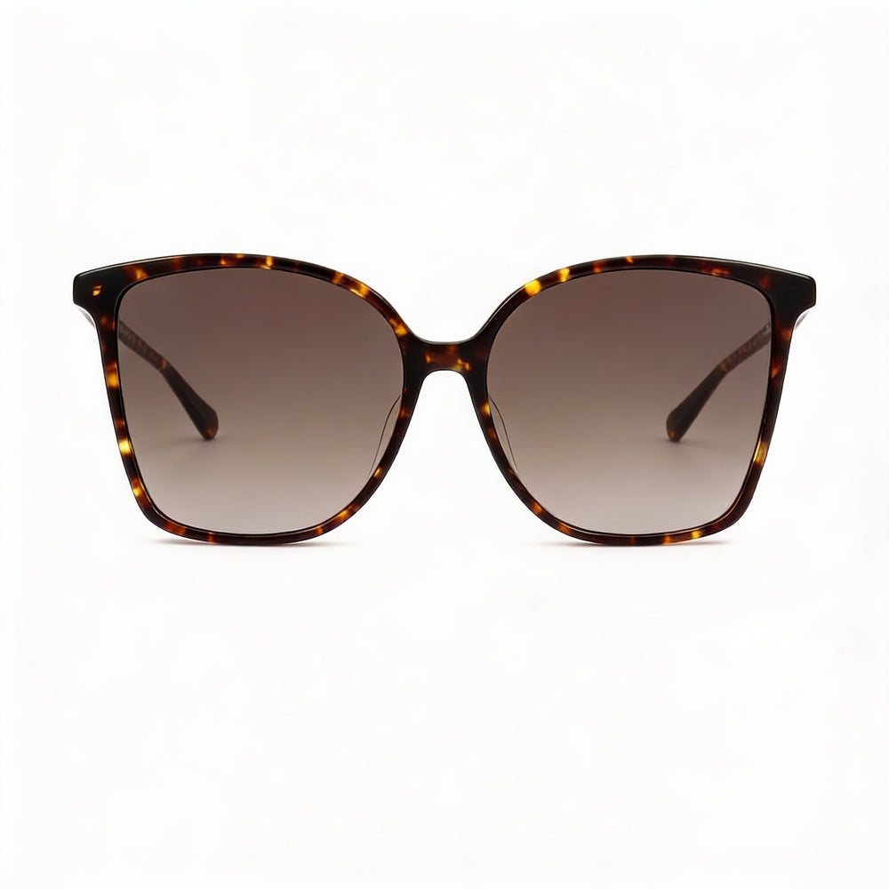 Kate Spade New York BRIGITTE/F/S Gafas de sol para mujer con montura ojo de gato de acetato, color marrón habano degradado, protección UV, 58 mm