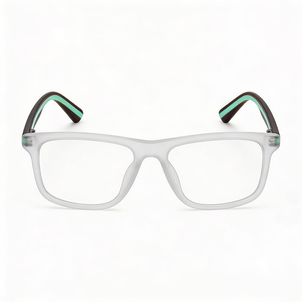 Police Modern Unisex Eyewear designed with Clear Polycarbonate Lenses, featuring a 50mm lens width