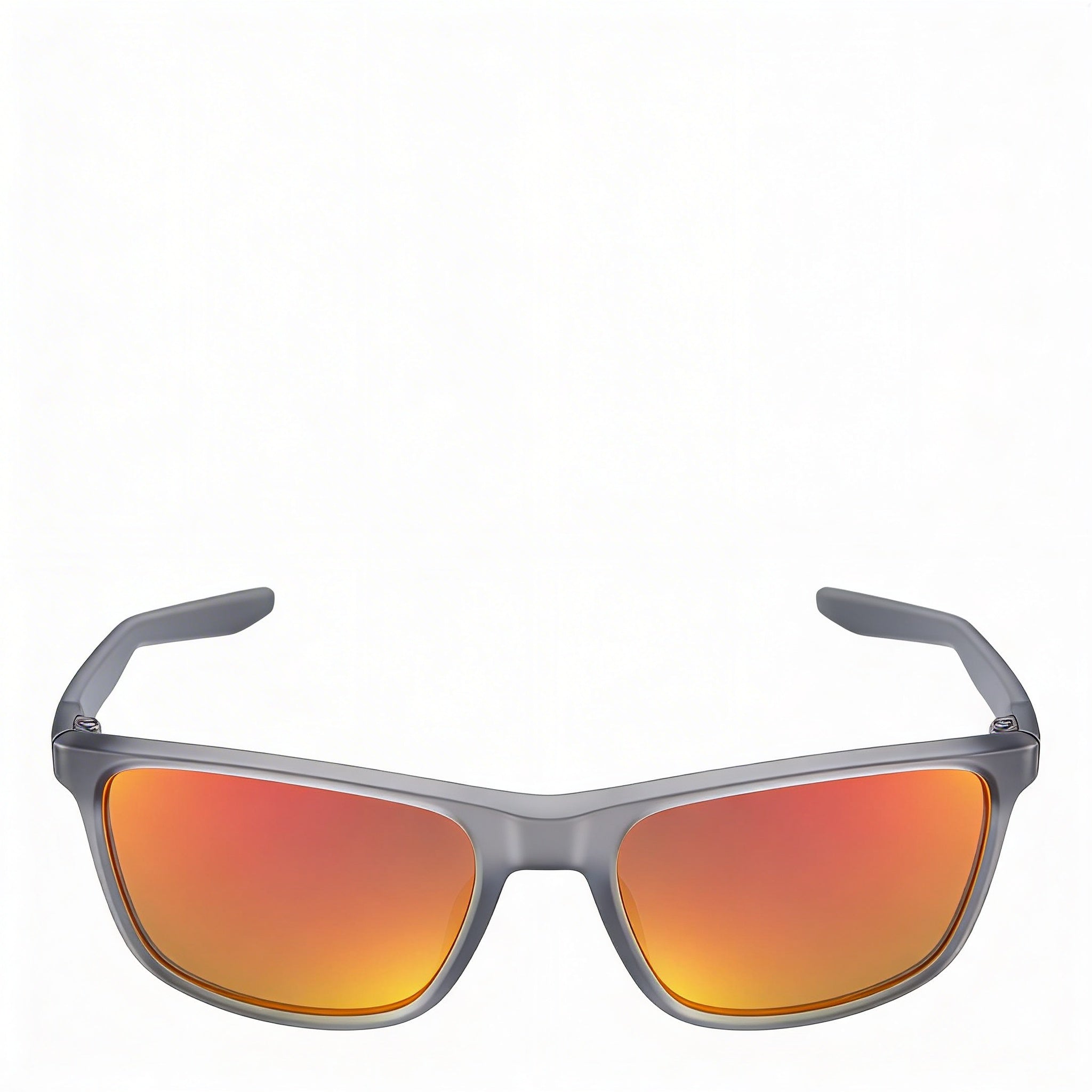 Nike Wayfarers Unisex Plastic Wine Red Frame Grey Red Mirror Lenses UV Protected Sunglasses, Photo 2