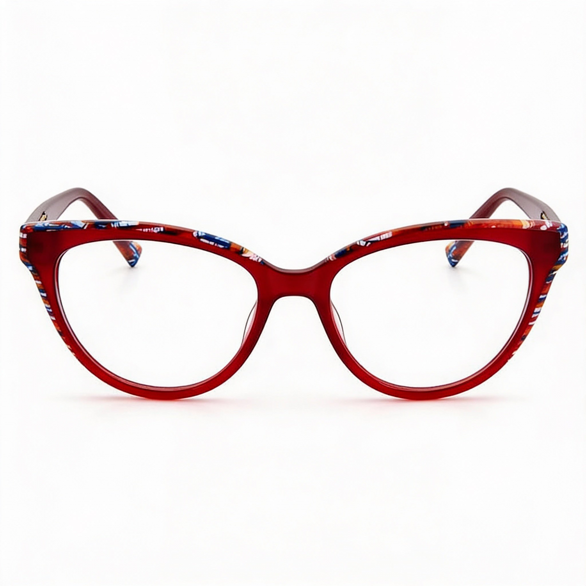 Missoni MIS 0091 Women's Sunglasses, Acetate Frame, Polycarbonate Lens, Burgundy Pattern, 52mm, Photo 2