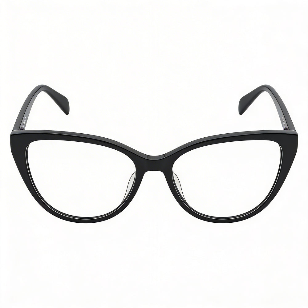 TOUS Butterfly Women's Black Cellulose Acetate Optical Frame 54mm