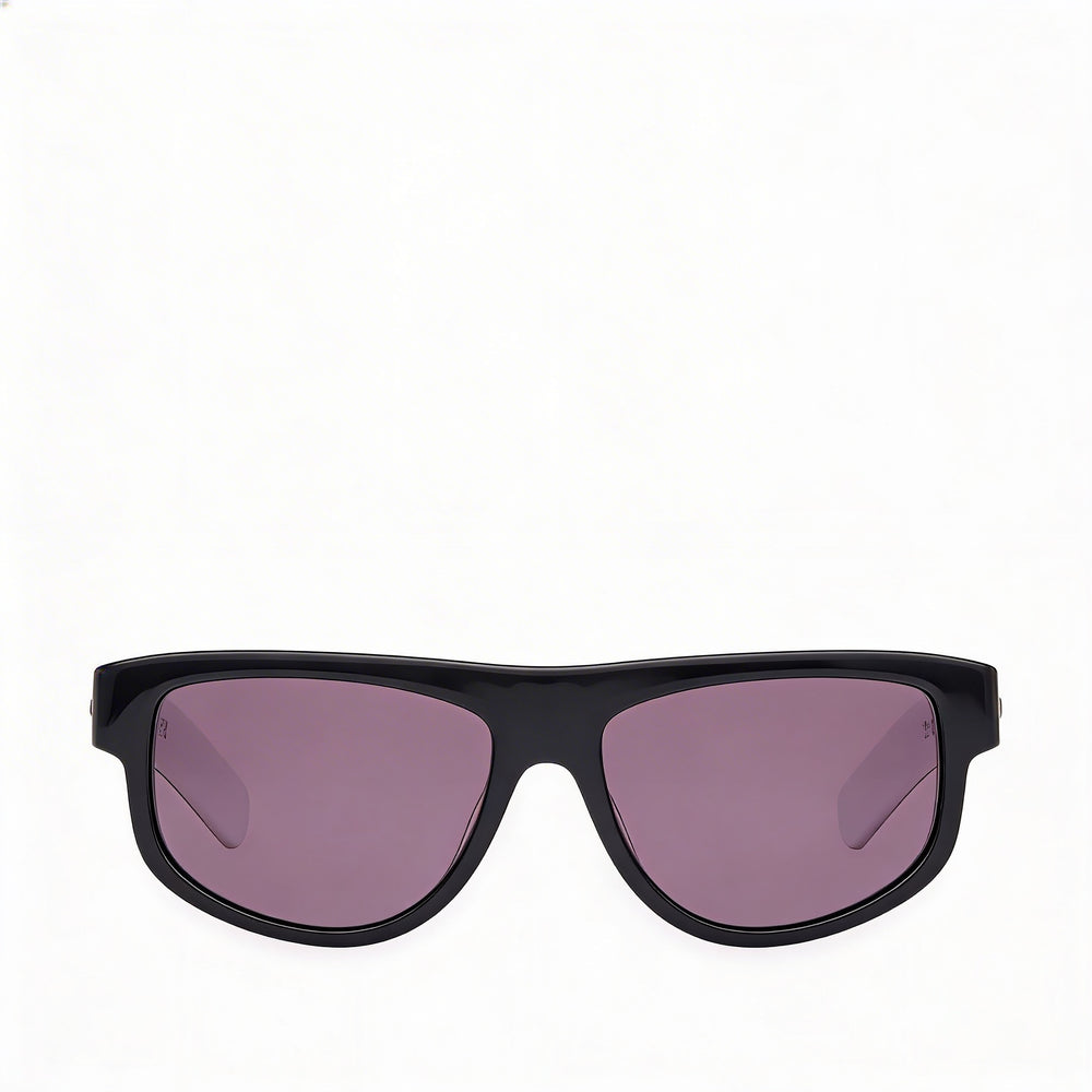 Gafas de sol Adidas Originals casuales de acetato brillante negro para mujer 55mm