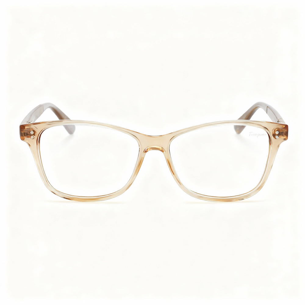 Gafas de sol Salvatore Ferragamo Modern de acetato para mujer, no polarizadas, transparentes, marrón/marrón mármol, 55 mm
