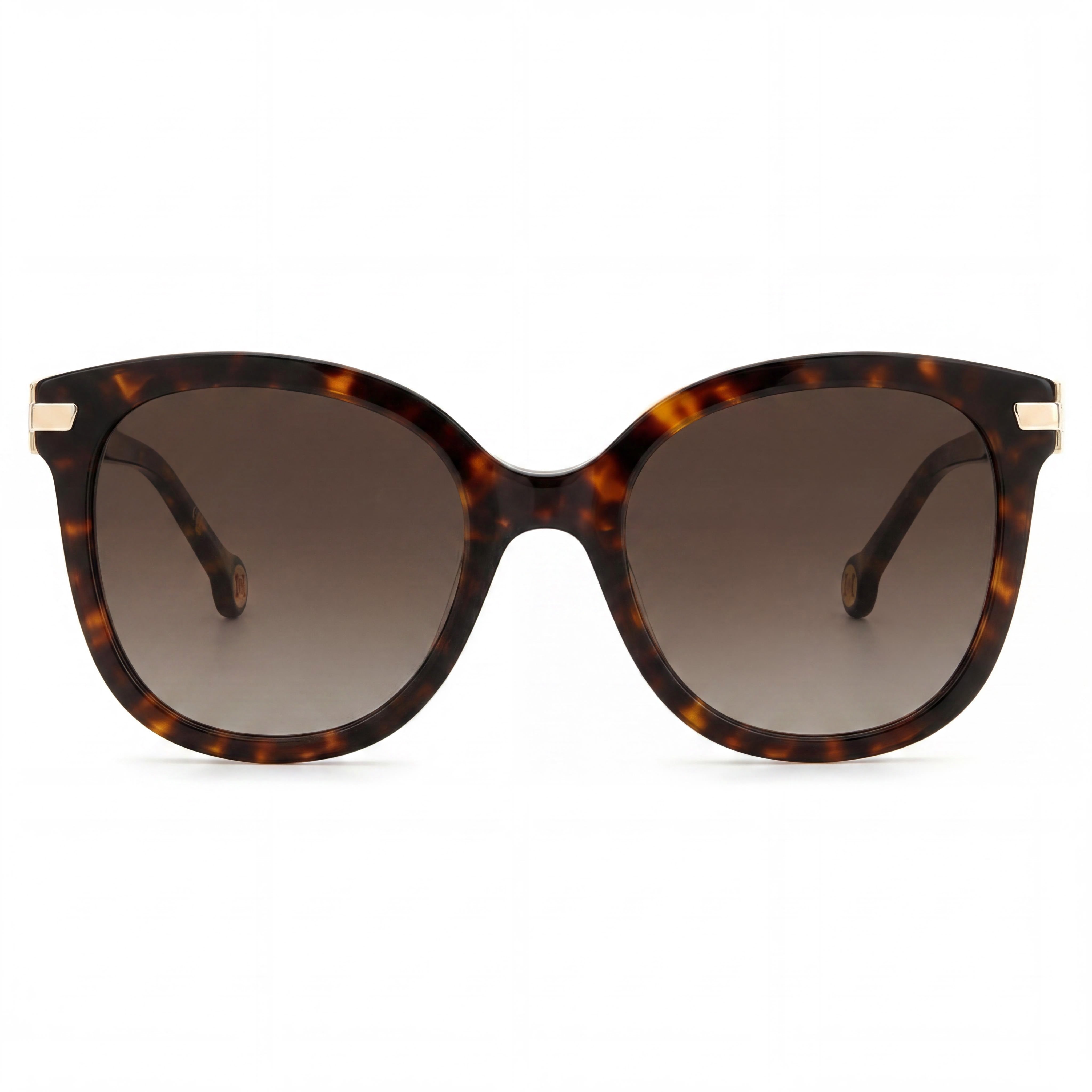 Carolina Herrera Casual Women's Acetate Havana Frame Polycarbonate Brown Shaded Lens UV Protected Sunglasses 55mm, Photo 2