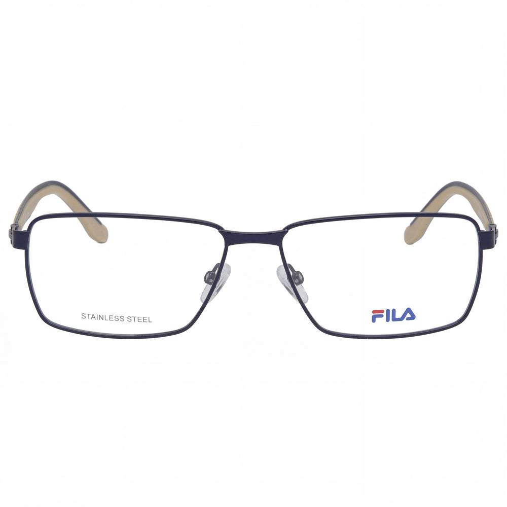 FILA Gafas de sol modernas unisex con montura de metal, lentes de policarbonato no polarizadas, con 56 mm de ancho de lente, 15 mm de puente y 140 mm de patillas