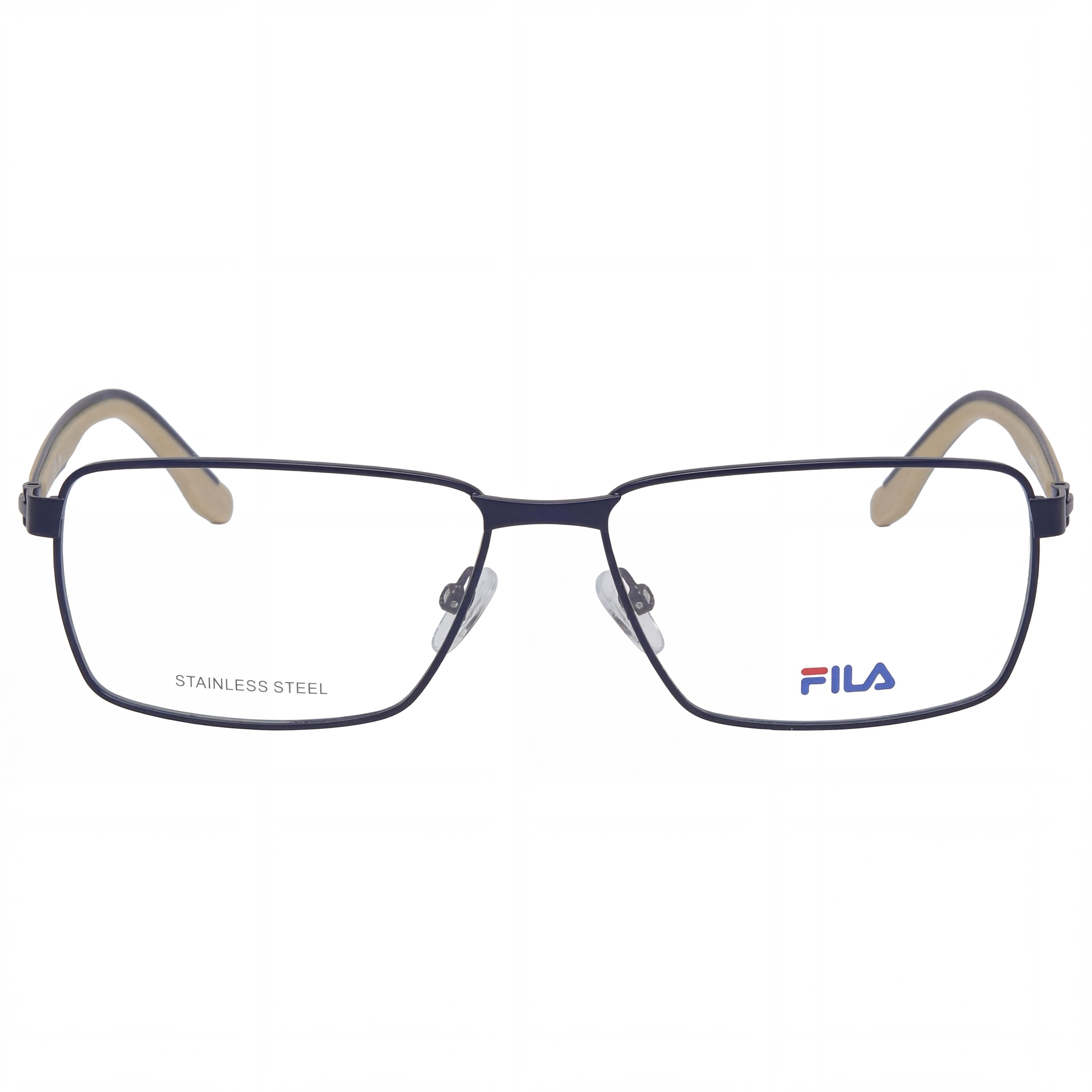 FILA Gafas de sol modernas unisex con montura de metal, lentes de policarbonato no polarizadas, con 56 mm de ancho de lente, 15 mm de puente y 140 mm de patillas, Photo 2
