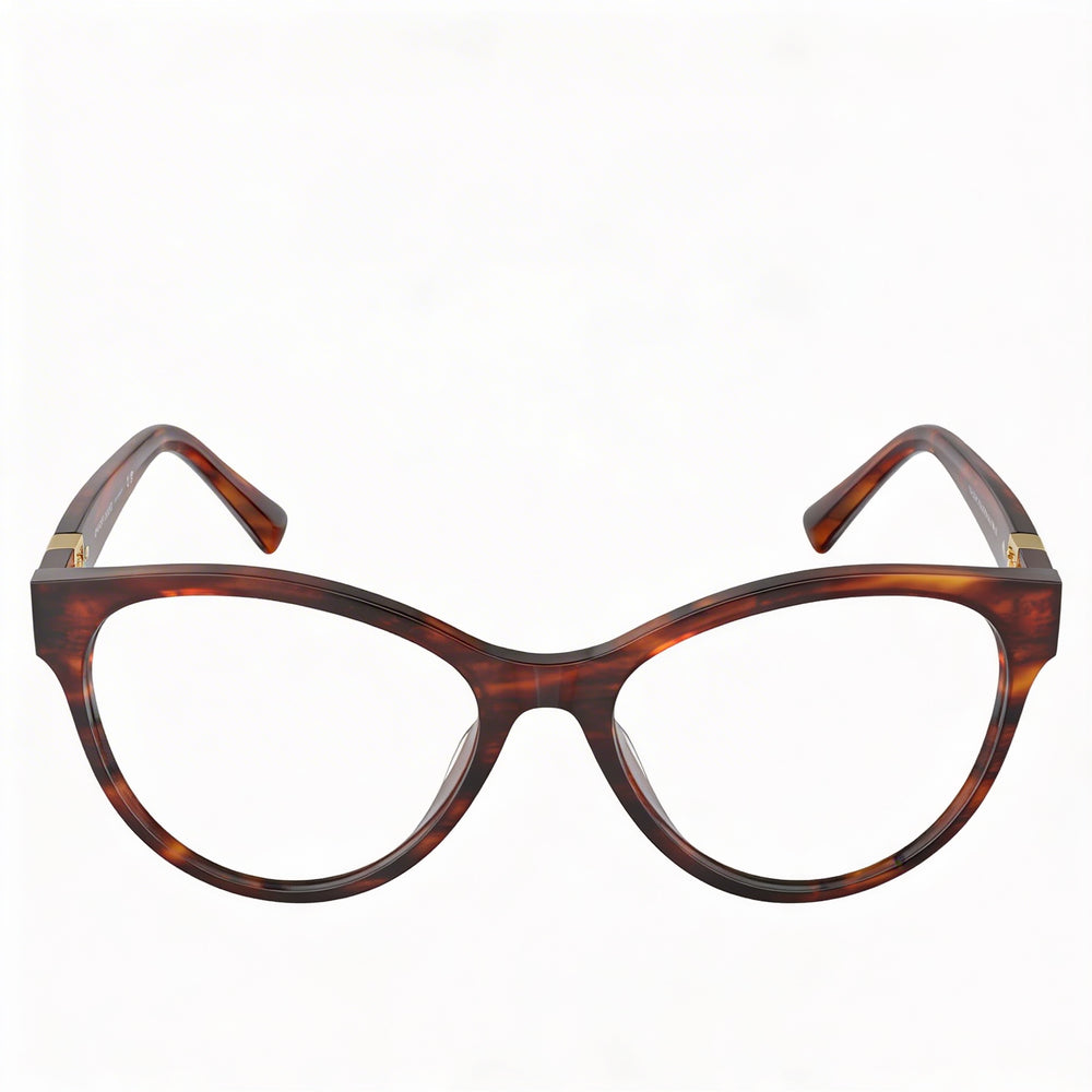 Gafas de hombre Ralph Lauren Rl 6238u con montura de acetato Havana a rayas y lentes 54-17-145mm
