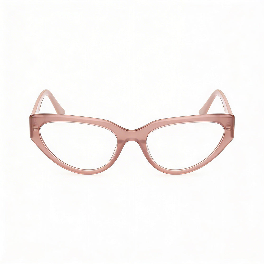 GUESS Gu50113 Women's Beige Monocolour Prescription Optical Eyeglasses Frame, Lens 53 Bridge 18 Temple 145