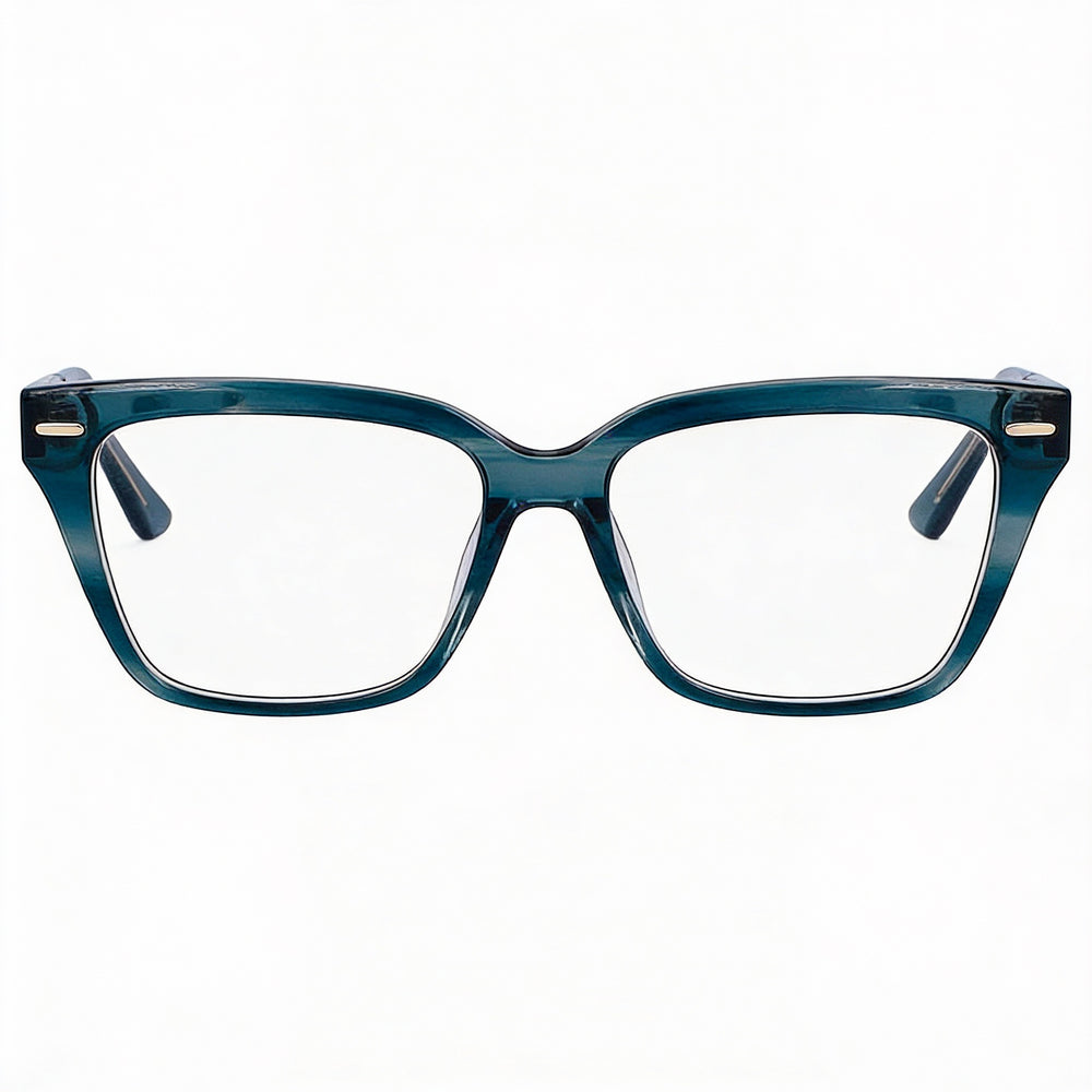 Calvin Klein Ck22539 Unisex Multicolored Metal Polarized Sunglasses with Petrol Lenses 54mm