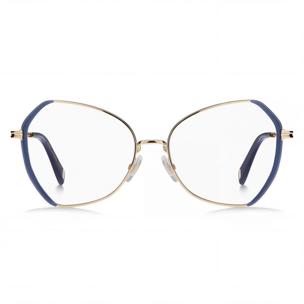 Gafas de sol Marc Jacobs Mj 1081 de aleación de acero dorado y azul no polarizadas para mujer 55mm