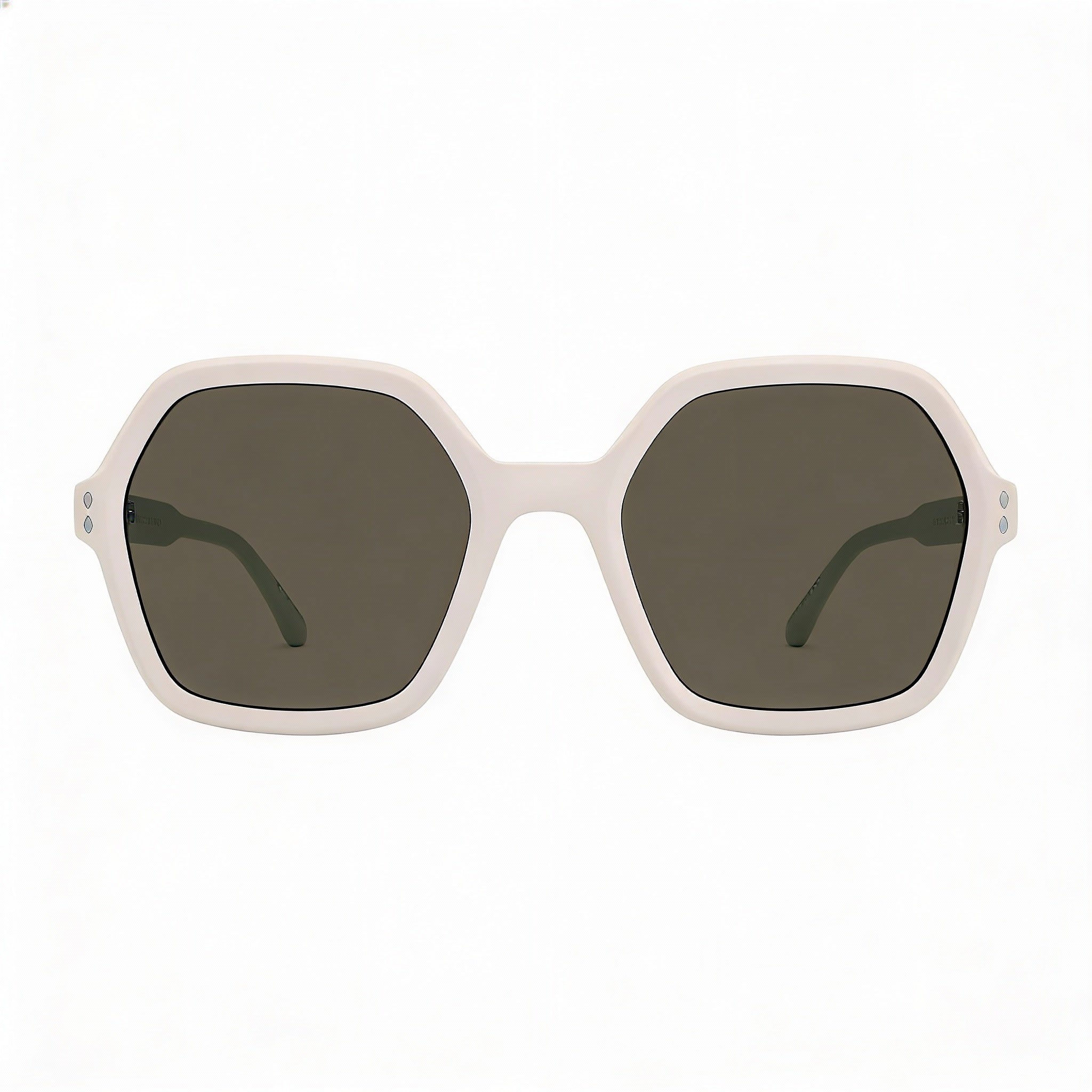 Gafas de sol Isabel Marant Thin Fancy Acetate para mujer, color marfil, ligeras, con protección UV y montura RX de 55 mm, Photo 2