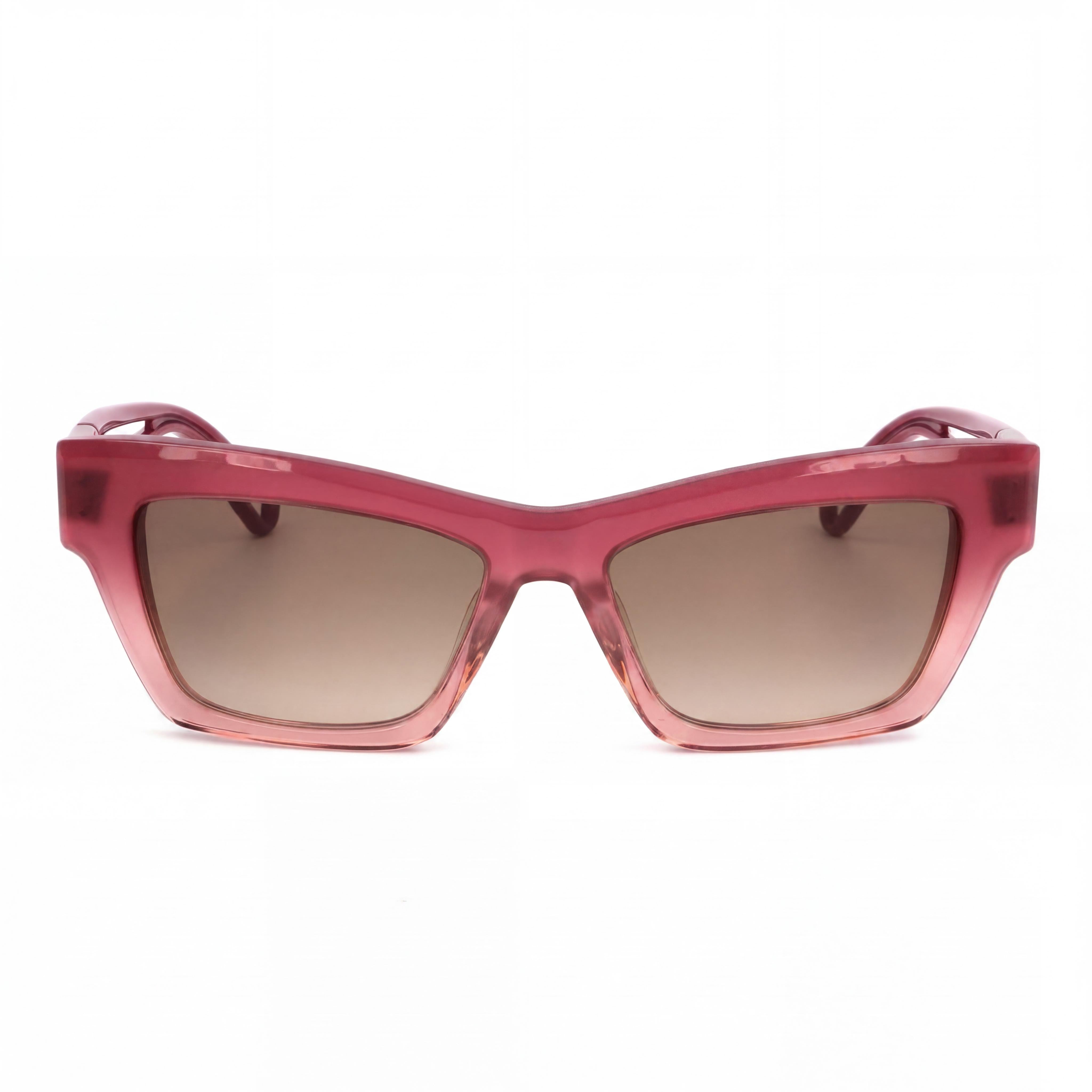Furla Sfu465 Women's Bordeaux Plastic Frame Sunglasses with Brown Gradient UV Protected Lenses 53mm, Photo 2