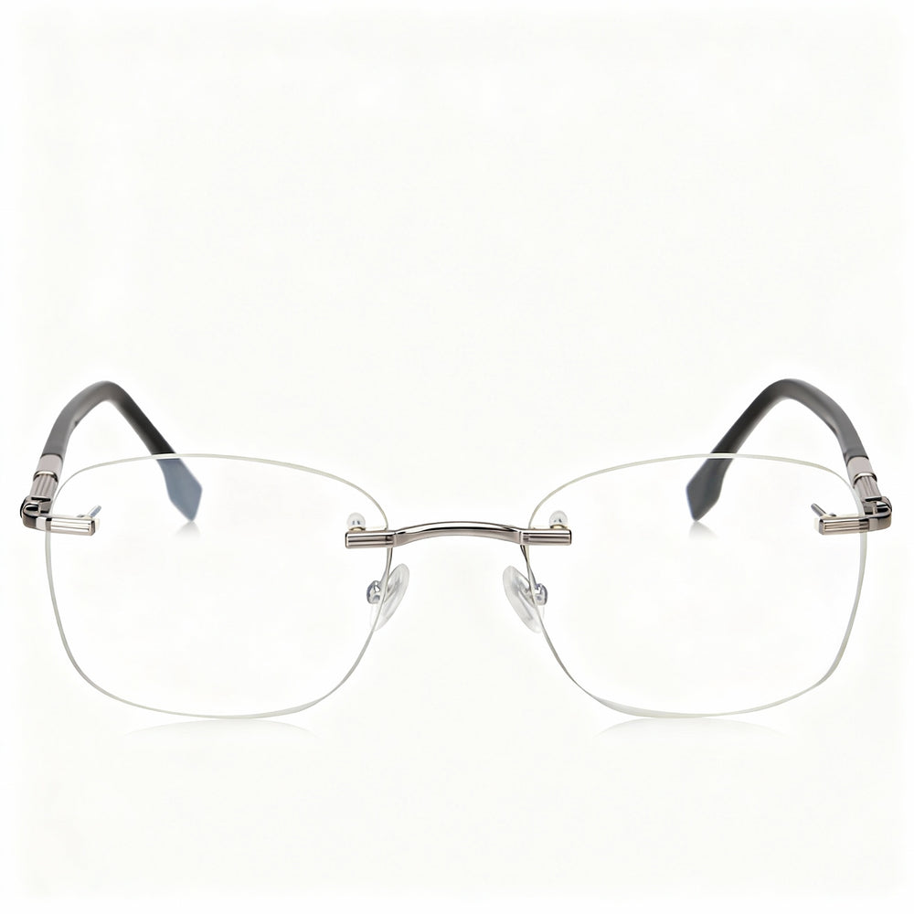 Montura de gafas ópticas metálicas BOSS 1551/C para hombre, lentes de 54 mm y puente de 20 mm