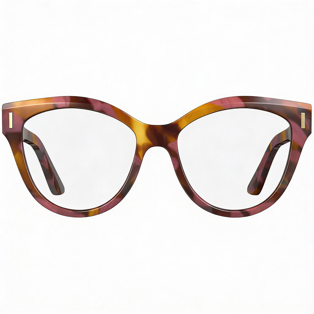 Calvin Klein Modern Unisex Sunglasses with Havana Rose Acetate Frame & Polycarbonate Lenses, 53mm Lens Width