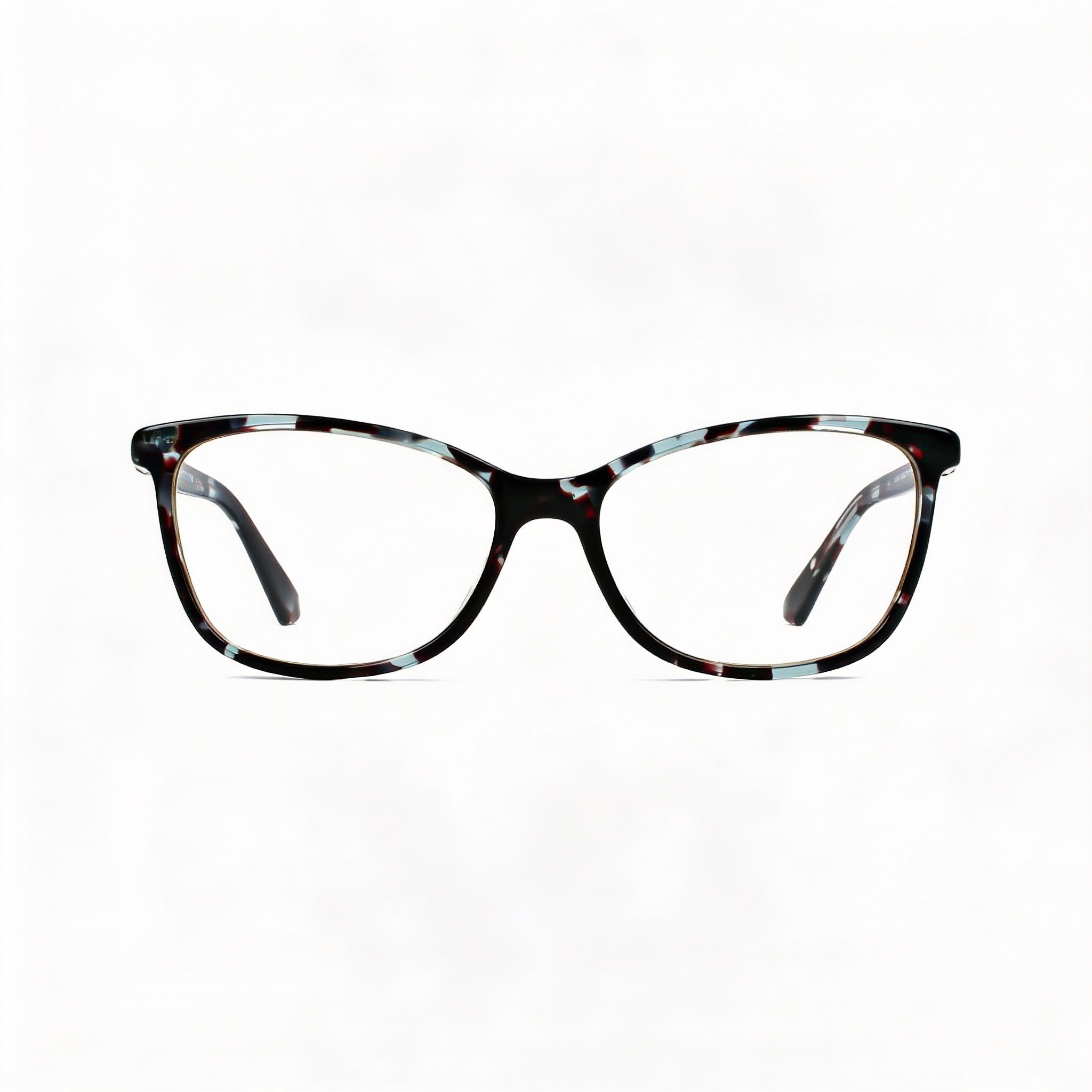 JIMMY CHOO Modern Women's Azure Havana Cellulose Frame, Polarized Polycarbonate Transparent Lenses, 53/16/140, Photo 2