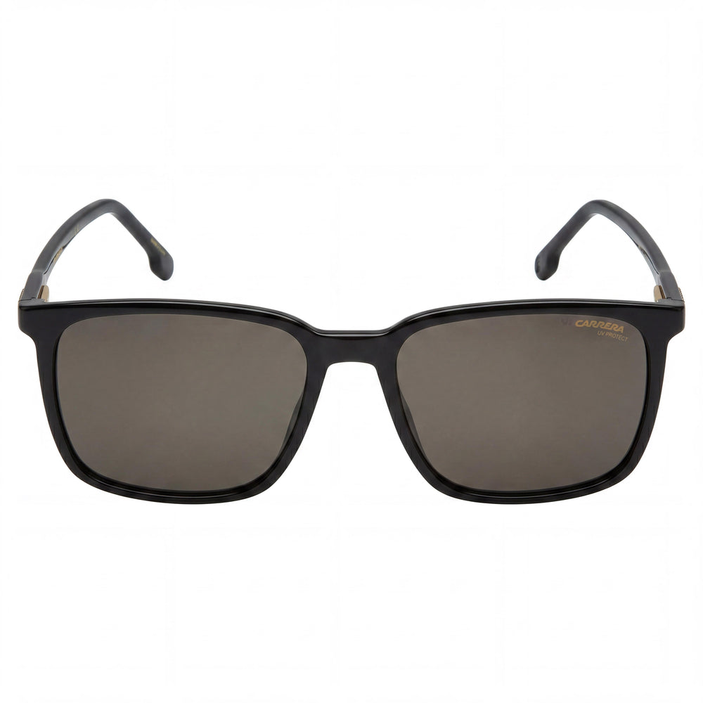 Gafas Carrera 259/S Unisex con Montura Negra de Poliamida, Protección UV, No Polarizadas 55-18-145mm