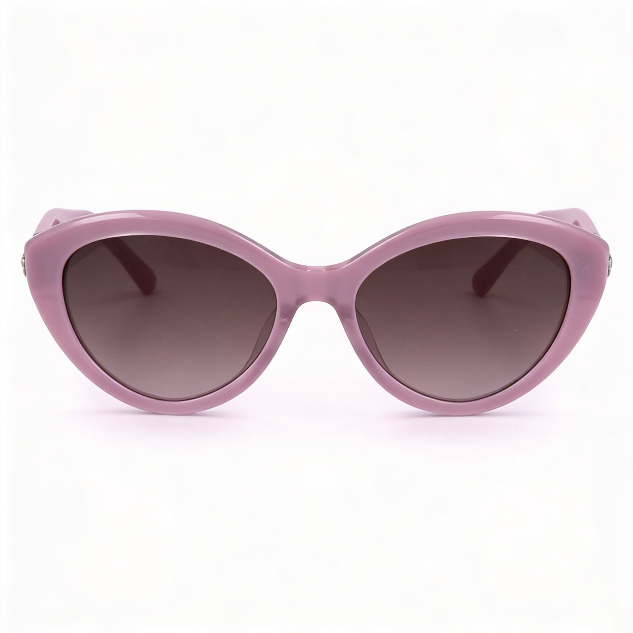 Gafas de sol de mujer Kate Spade New York de temporada, de acetato violeta marrón, con cristales marrones degradados y protección UV, 55 mm, Photo 2