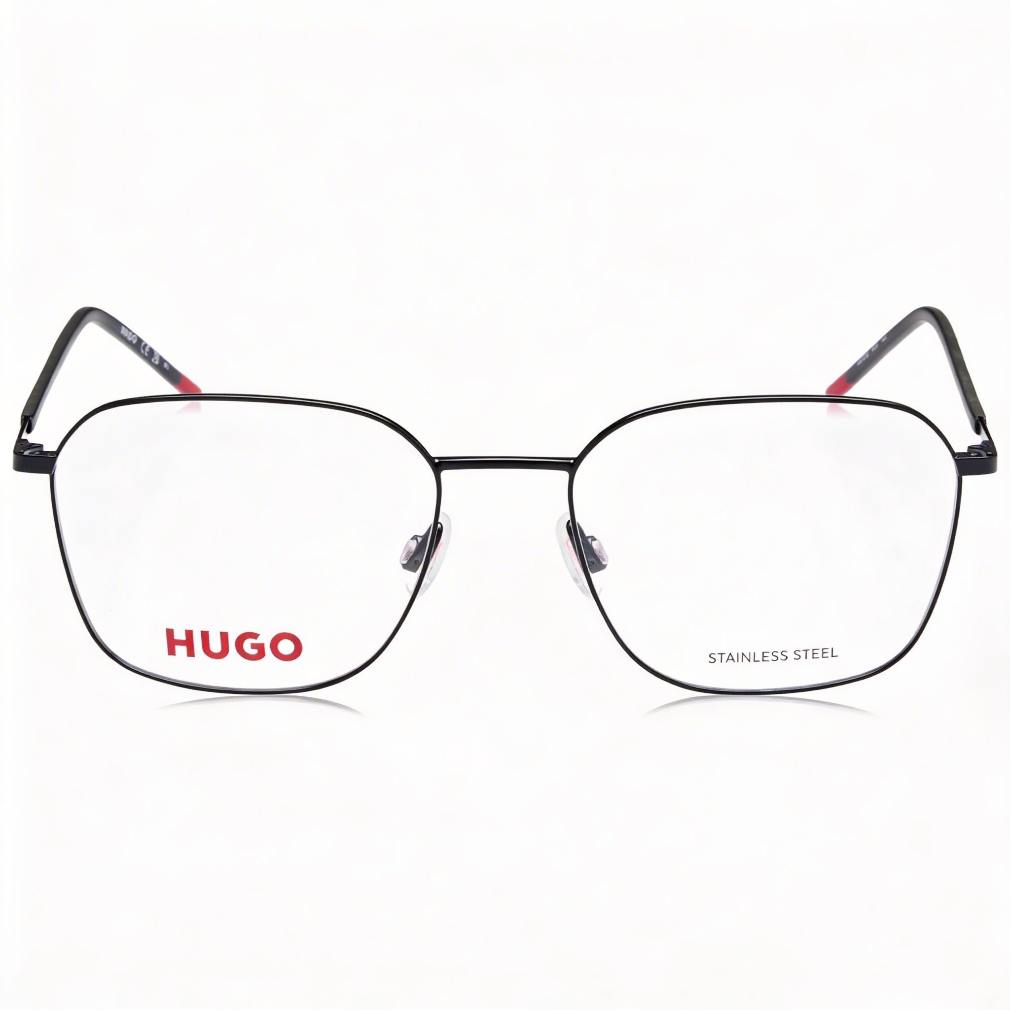 Gafas Hugo Boss Temporales de Hombre, Montura Metálica, Policarbonato, Sin Polarizar, Negro Mate 53-18-145, Photo 2