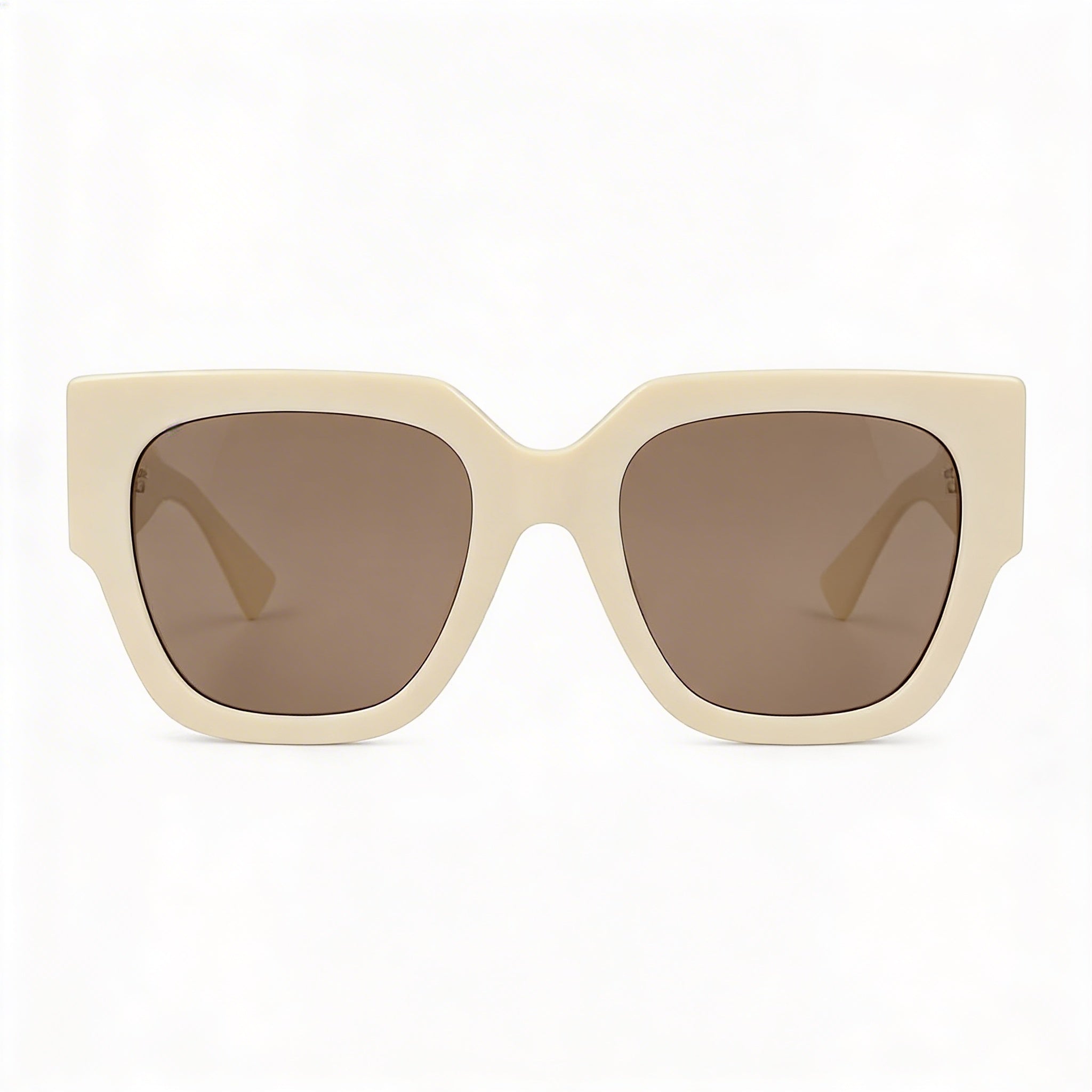 Gafas de sol Moschino con montura de acetato para mujer, color marrón marfil, ancho de lente de 52 mm, puente de 20 mm, patillas de 140 mm, Photo 2