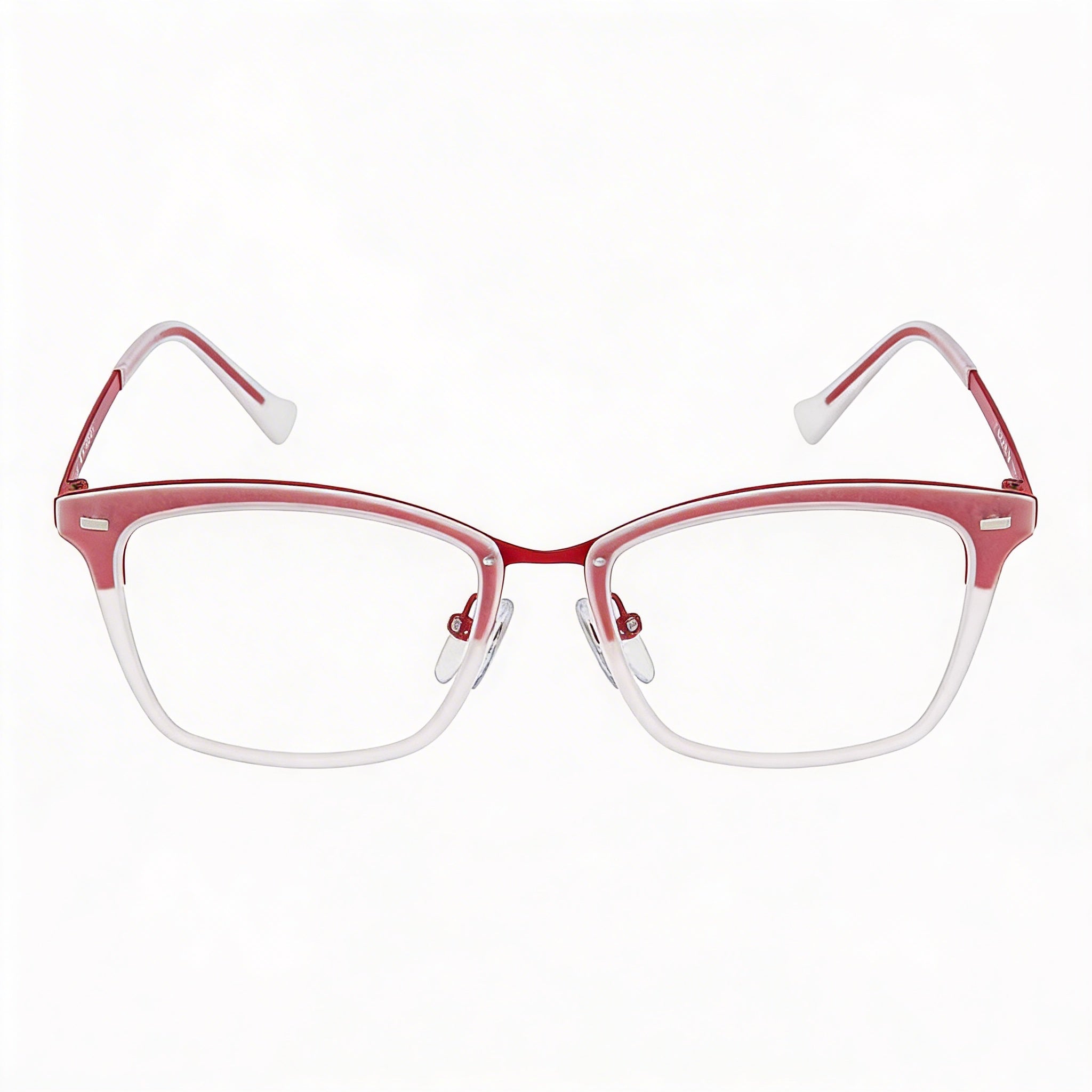 Police Modern Women's Matt Red METAL-INJECTED Eyewear with Semi-Matt Red Non Lenses 51mm, Photo 2
