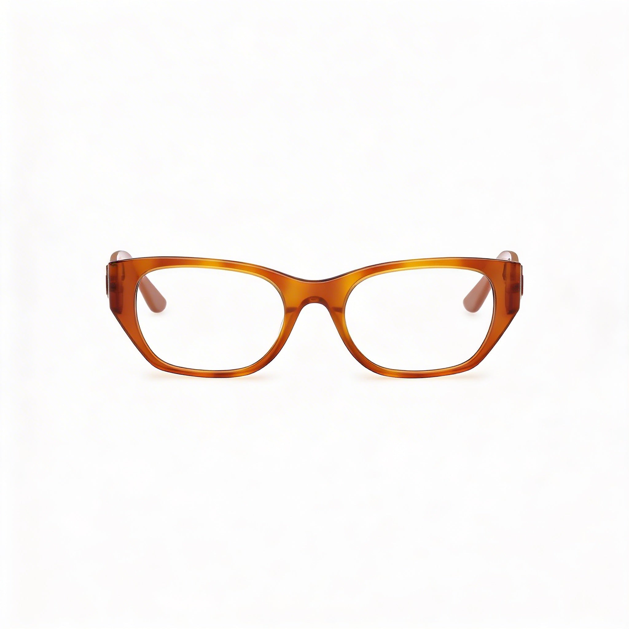 GUESS Gu50304 Women's Plastic Optical Eyeglasses in Blonde Havana and Shiny Light Orange 52mm, Photo 2