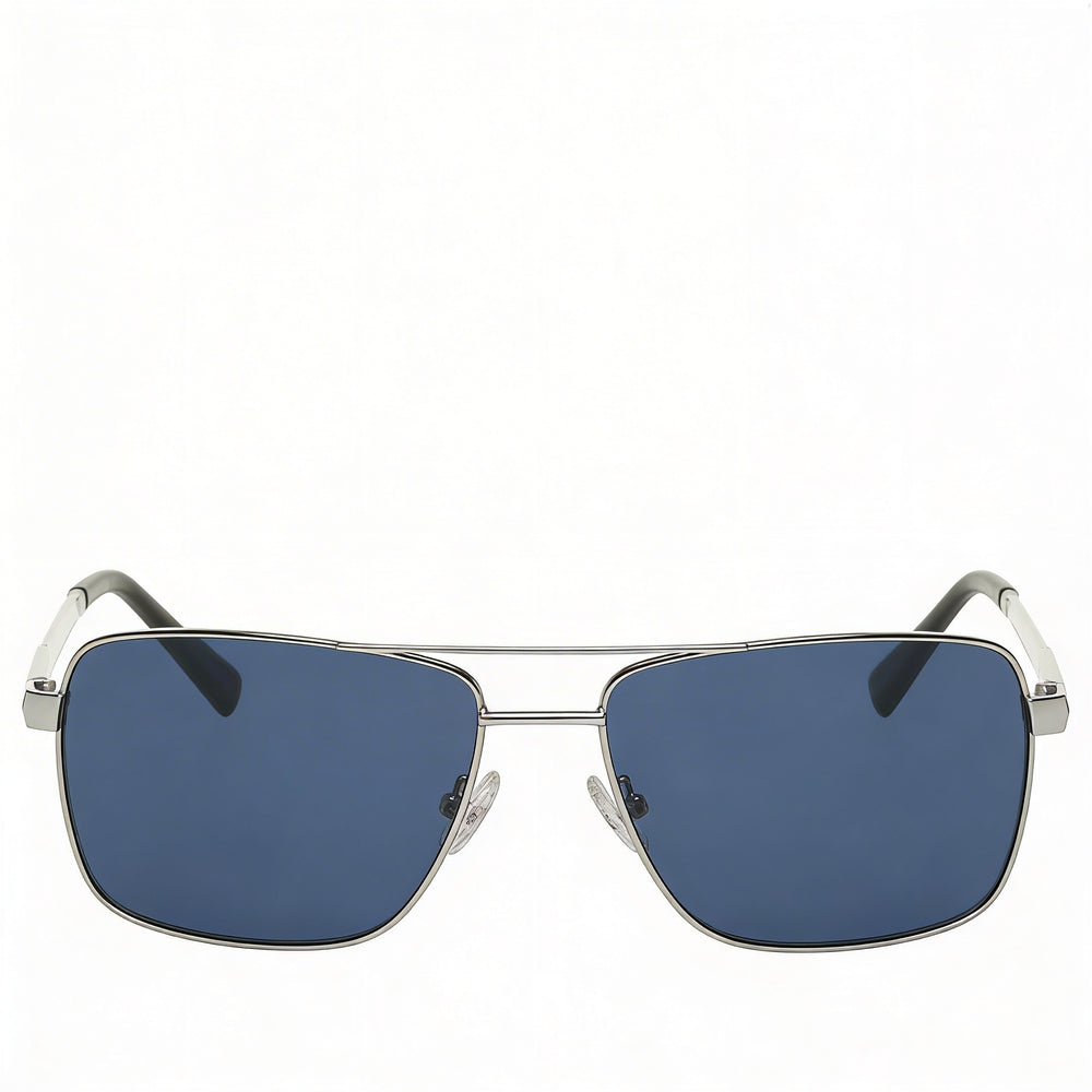 Gafas de sol metálicas Harley-Davidson Hd0932x para hombre, montura brillante de peltre oscuro, lentes azules con protección UV, 59-16-145