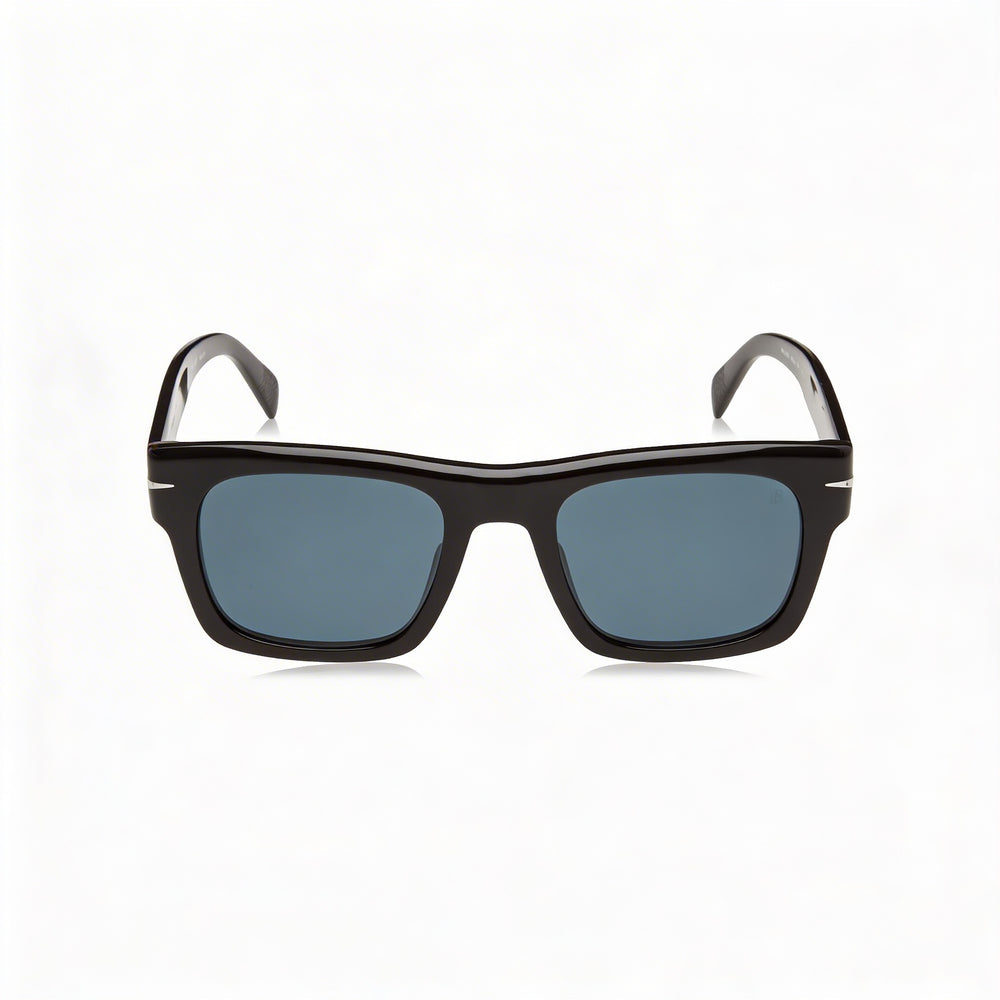 David Beckham Db 7099/s Modern Unisex Black Acetate UV Protection Sunglasses 51mm