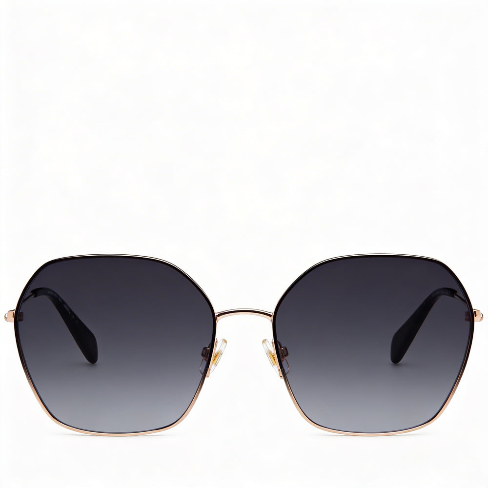 Kate Spade New York Seasonal Women's Stainless Steel Gold Blue Brown Gradient UV Protection Sunglasses 57mm