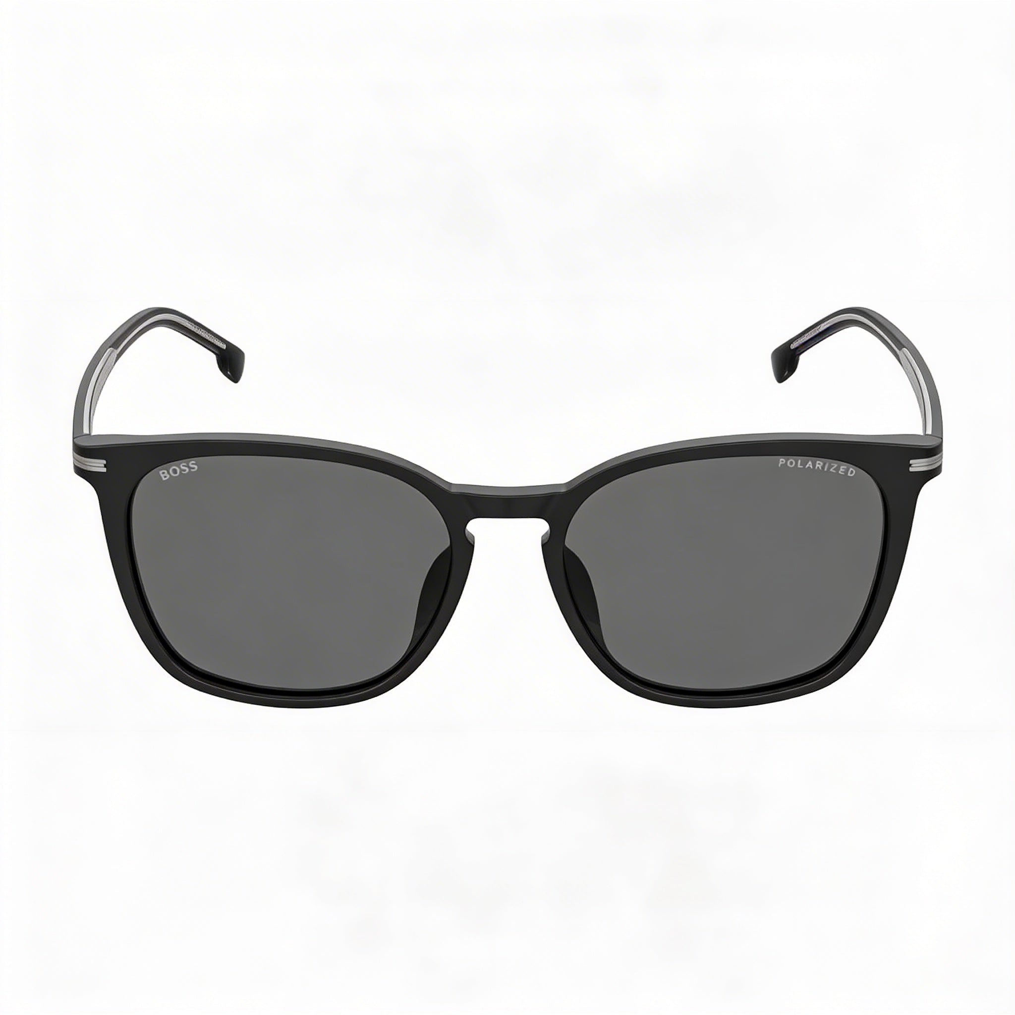 Gafas de sol Hugo Boss Boss 1668/F/Sk para hombre de ACETATO ECOLÓGICO negras polarizadas grises con protección UV de 56 mm, Photo 2