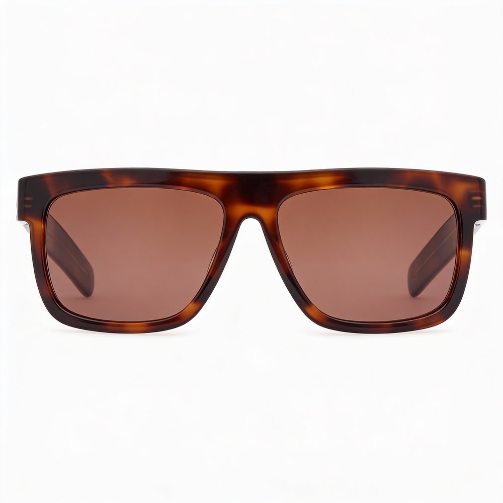 adidas Originals Or0127 Unisex Eyewear Dark Havana Acetate Frame Brown Non-Polarized Lenses 56mm