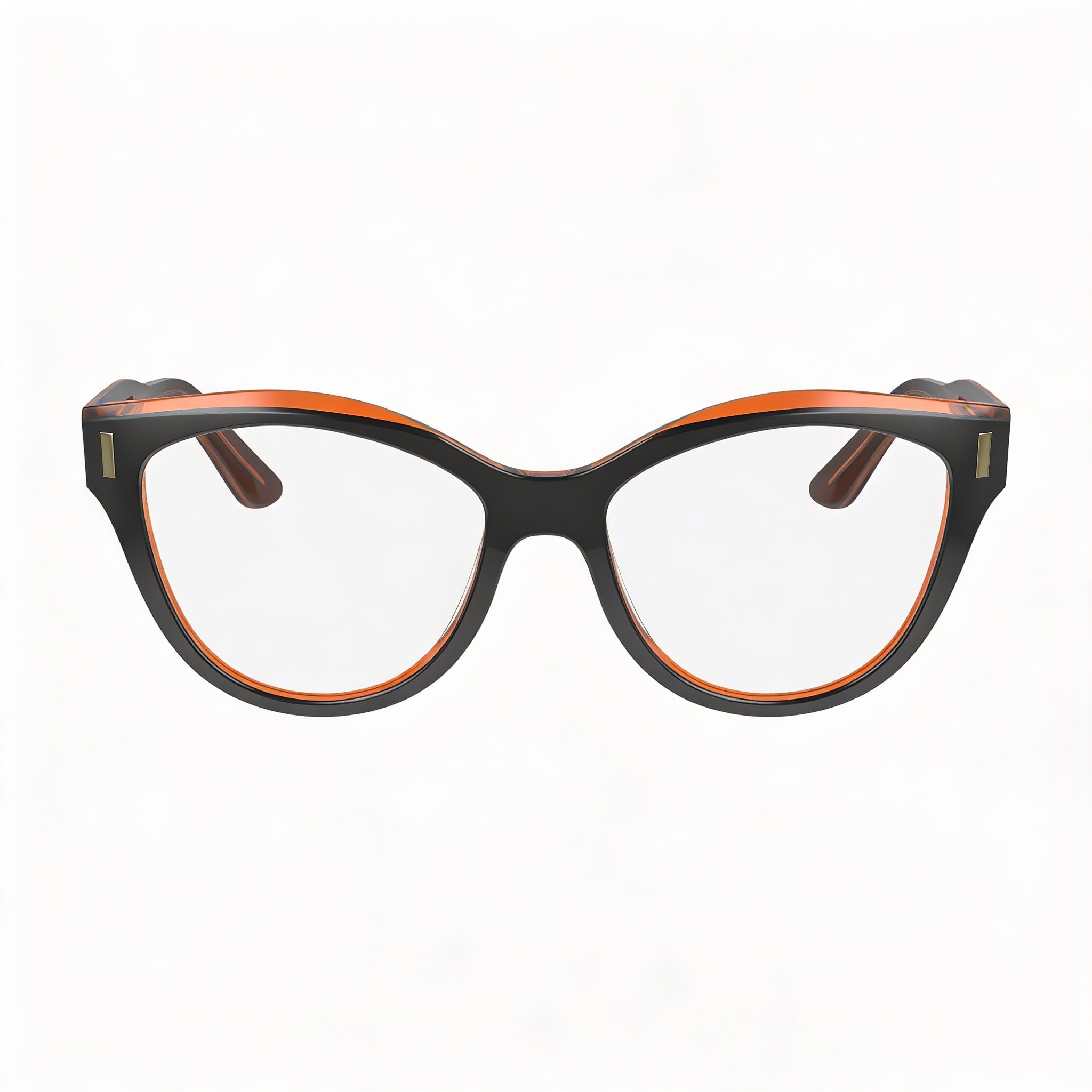 Calvin Klein Modern Unisex Eyewear, Black/Brown Frame with Polycarbonate Lenses, 53mm, Photo 2
