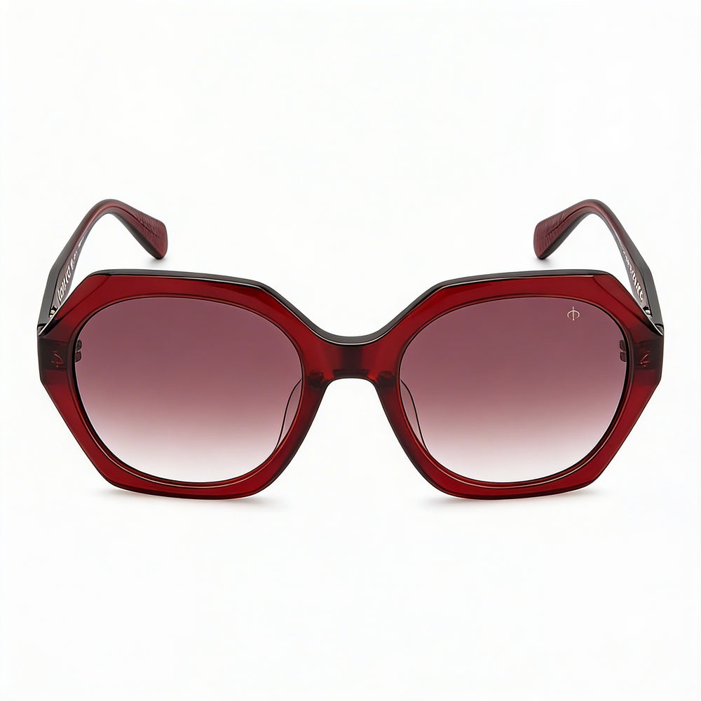 Gafas de sol Rag & Bone Modern Heritage para mujer, burdeos/rosa, policarbonato ecológico, protección UV, 55 mm
