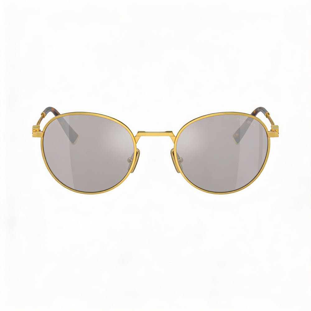Gafas de sol polarizadas RX con montura metálica multicolor para mujer de Miu Miu, con efecto espejo gris claro y plateado, 100 % UV