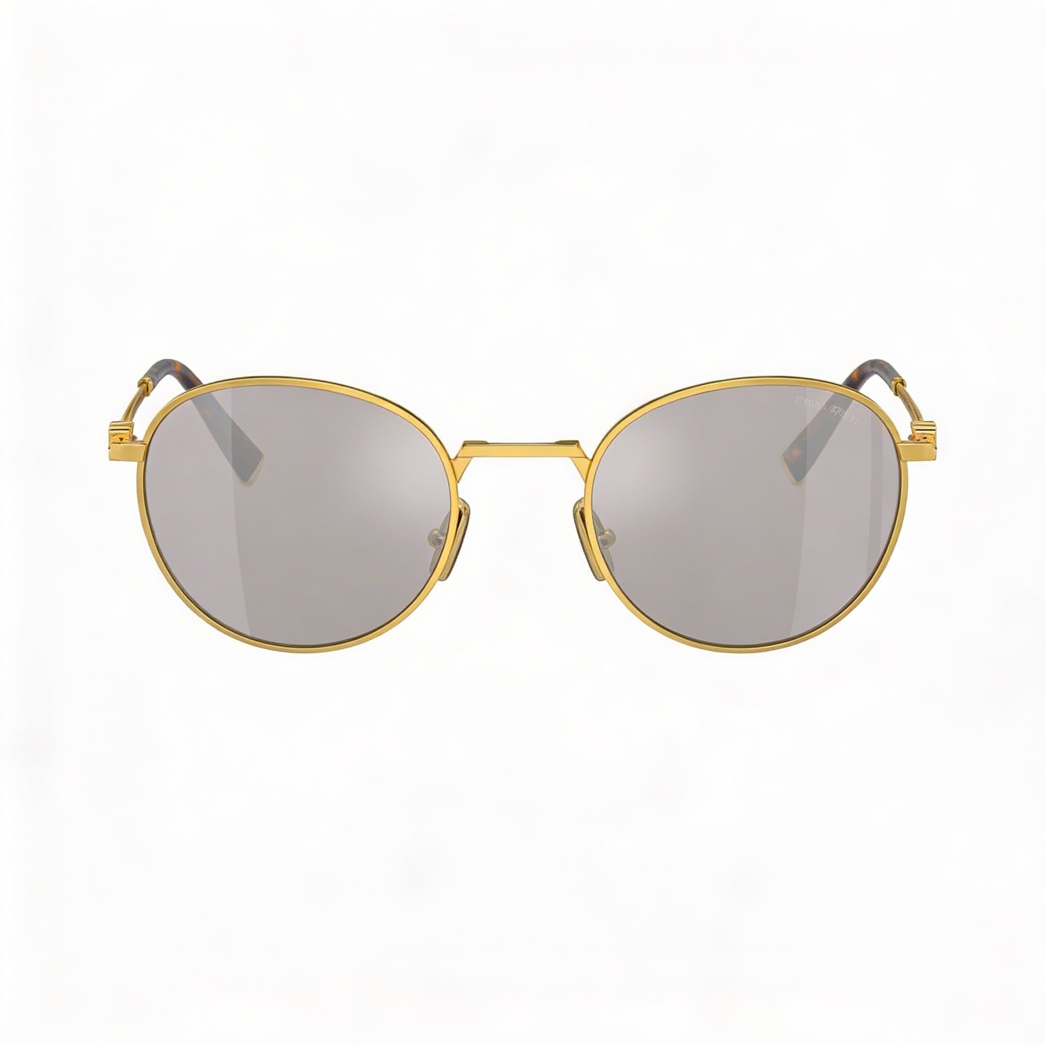 Miu Miu Women's Multicolour Metal Frame Polarized RX-Sunglasses, Light Grey Silver Mirror 100% UV, Photo 2
