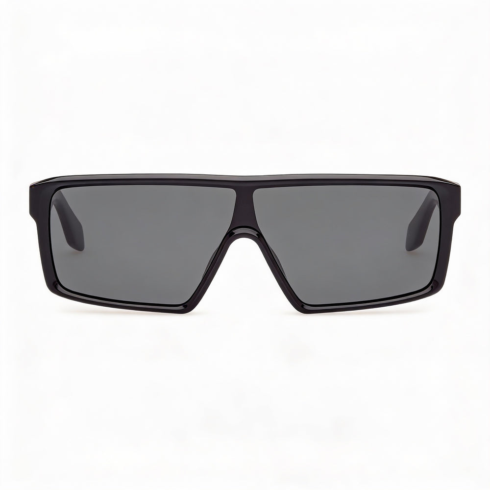 Adidas Originals Injected Sunglasses Unisex Black Acetate Frame Green Non-Polarized Lenses 18mm Bridge 150mm Temple