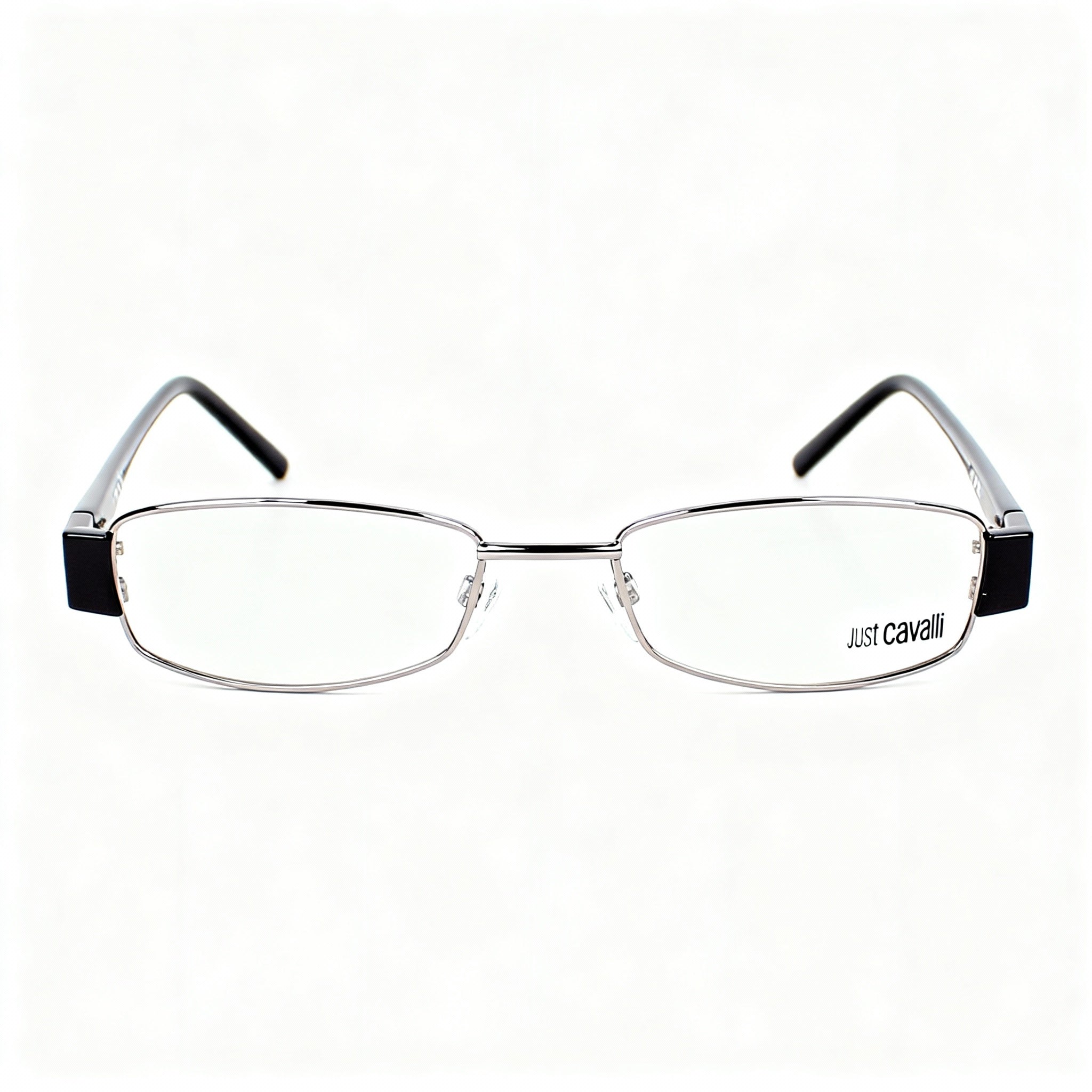 Just Cavalli Women's JC278 012 Metal Acetate Full-Rim Eyeglasses Optical Frames Gun Black 51mm