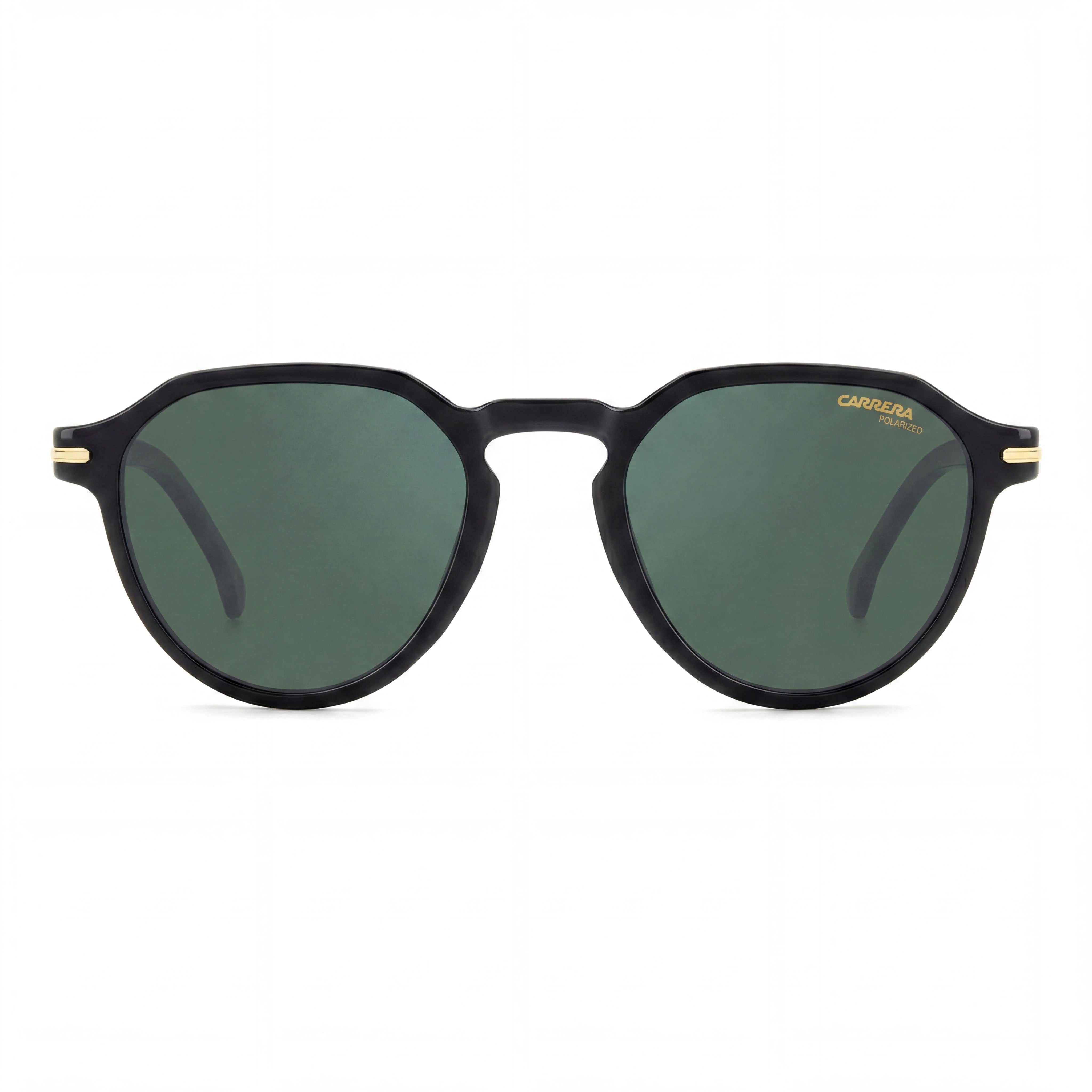 Carrera 314/S Unisex Negro Verde Poliamida Marco Verde Gris Lentes Polarizadas con 100% Protección UV 50mm, Photo 2