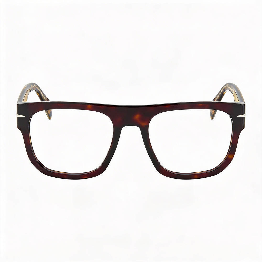 David Beckham Db 7052 Unisex Montura Óptica de Acetato Havana con Lente de 53mm, Puente de 20mm, Patillas de 145mm