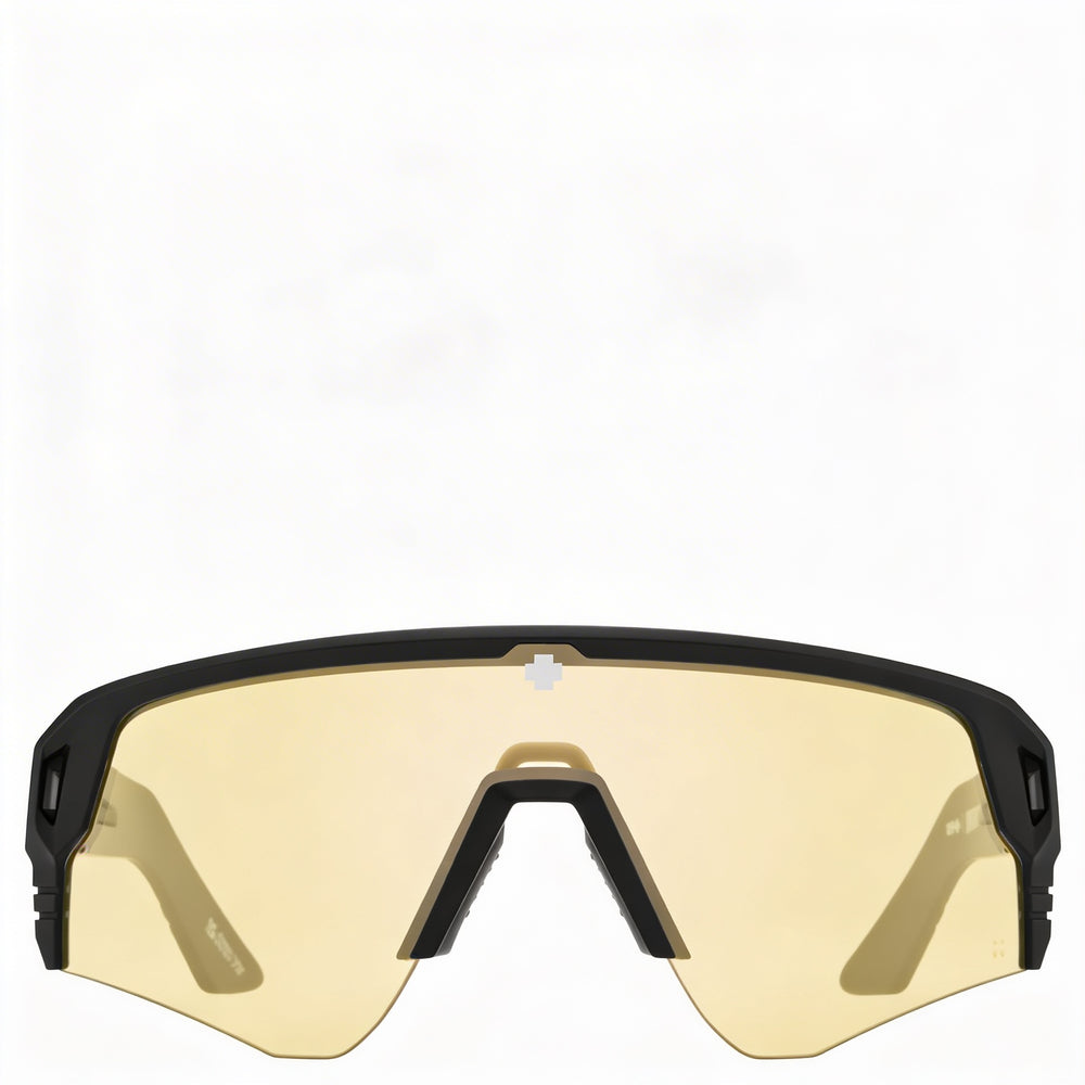 Gafas de sol Spy Monolith Speed unisex de Pebax no polarizadas Negro mate Happy LL Amarillo 142mm