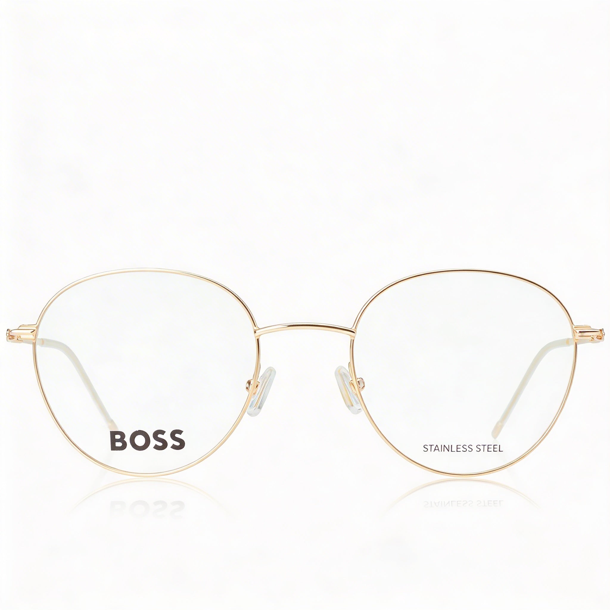 Hugo Boss 1530 Unisex Multicolored Frame Eyeglasses with Rose Gold Glass Non-Polarized Lenses, Photo 2