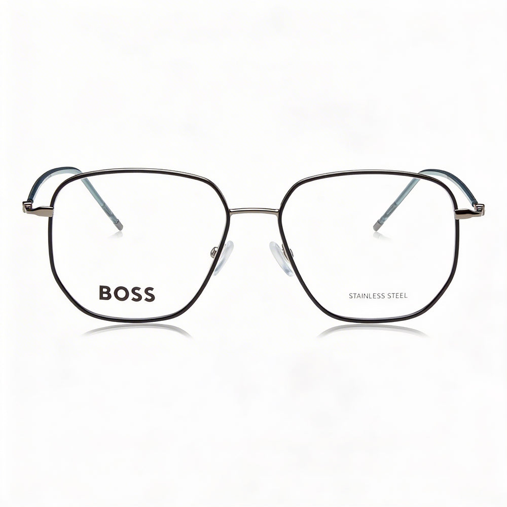 BOSS Audio Systems Modern Unisex Alloy Steel Frame Non-polarised Petrol Dark Ruthenium Sunglasses 53mm
