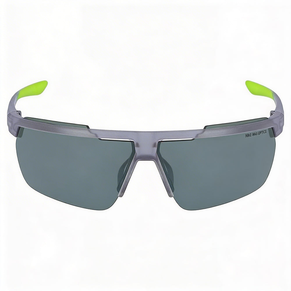 Nike Windshield CW4664 Unisex Rectangular Plastic Sunglasses UV Protection 75mm - Wolf Grey/White/Silver Flash
