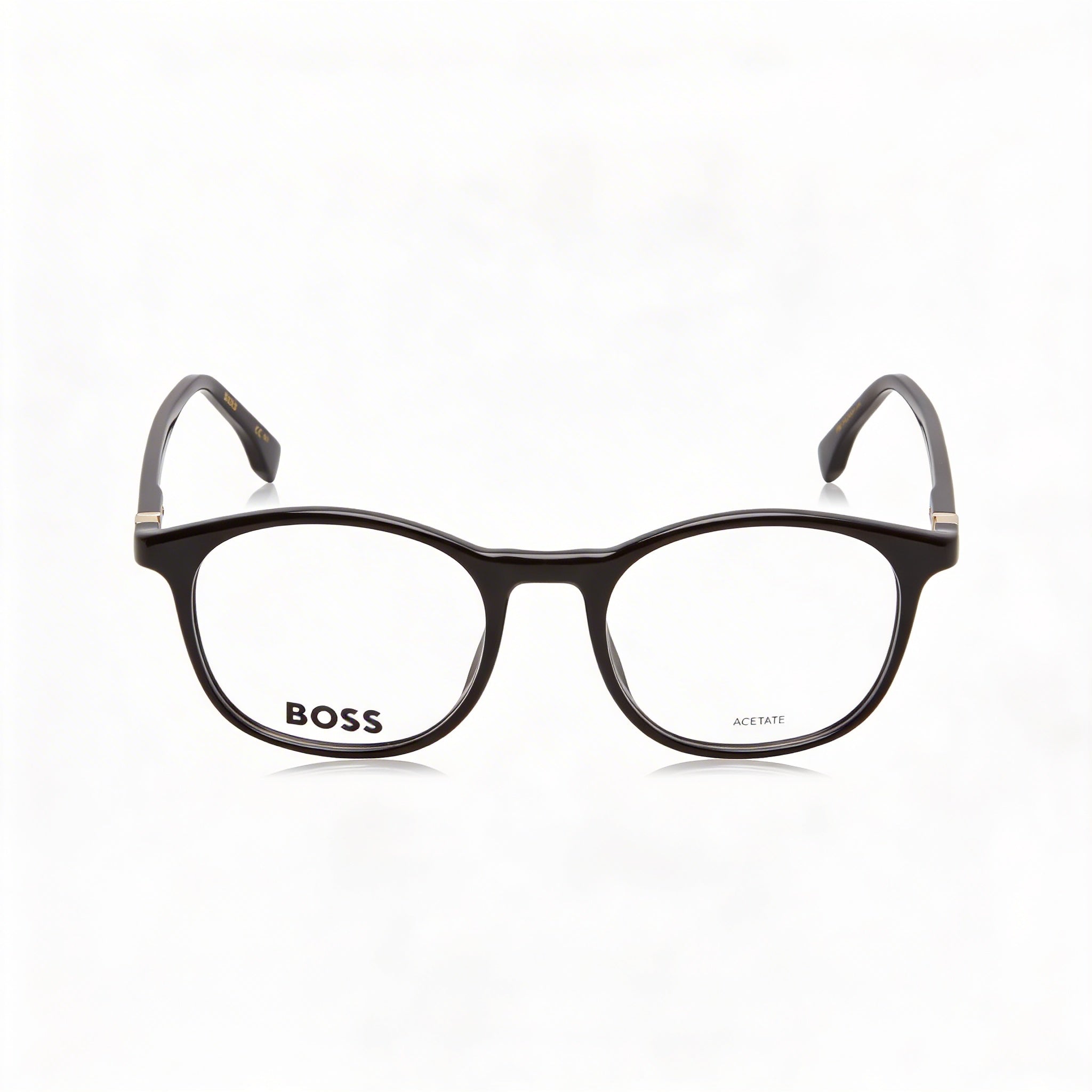 Gafas de sol unisex Hugo Boss 1437 con montura de plástico negro y lentes negras sin polarizar de 53 mm, Photo 2